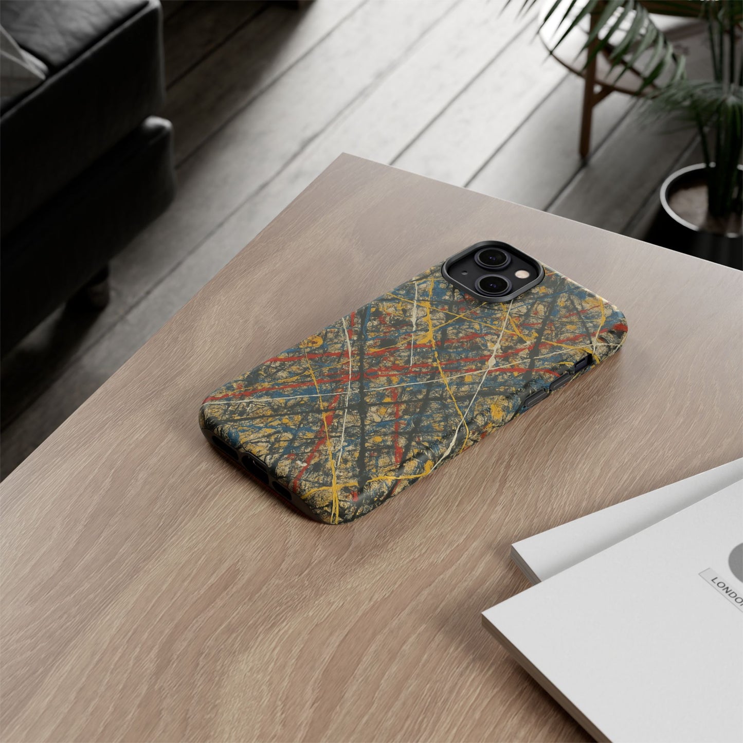 Tough Cases Phone Case - Bold Abstract Design, Stylish Mobile Cover, Unique Gift for Him/Her, Durable Accessory, Trendy Protection