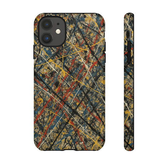 Tough Cases Phone Case - Bold Abstract Design, Stylish Mobile Cover, Unique Gift for Him/Her, Durable Accessory, Trendy Protection