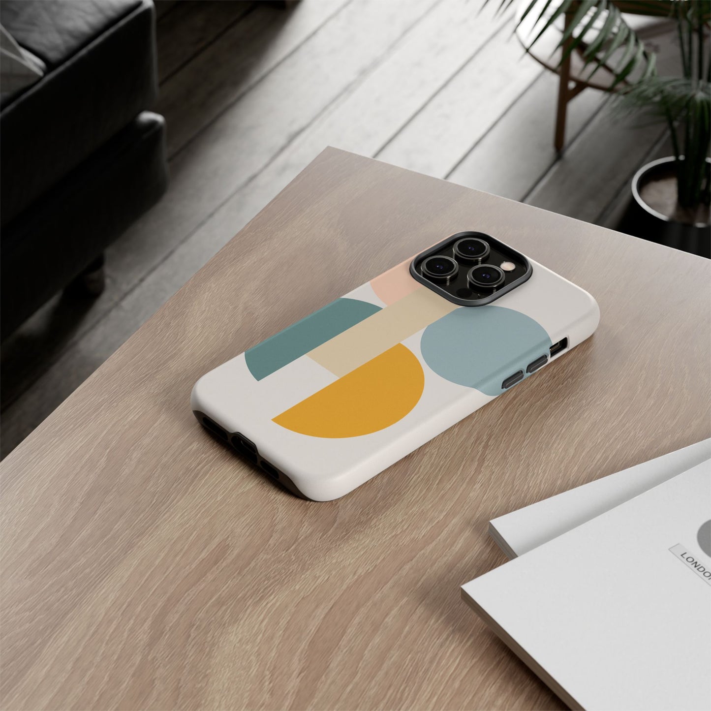 Minimalist Geometric Phone Case, Stylish Protective Cover for Phones, Modern Design, Gift for Him/Her, Trendy Tech Accessory