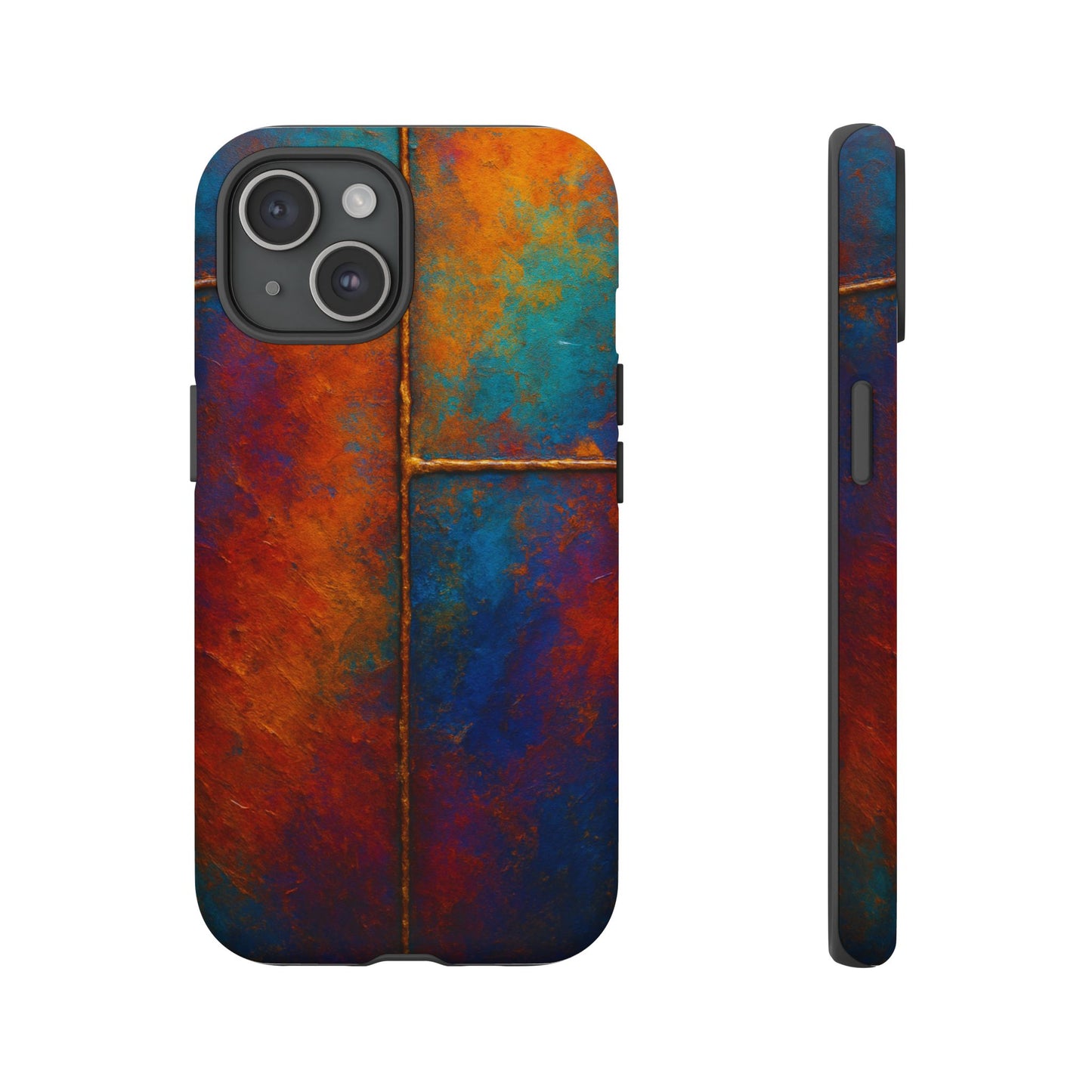 Vibrant Phone Case, Colorful Tough Case Cover, Artistic Phone Protector, Unique Smartphone Accessories, Gift for Tech Lovers