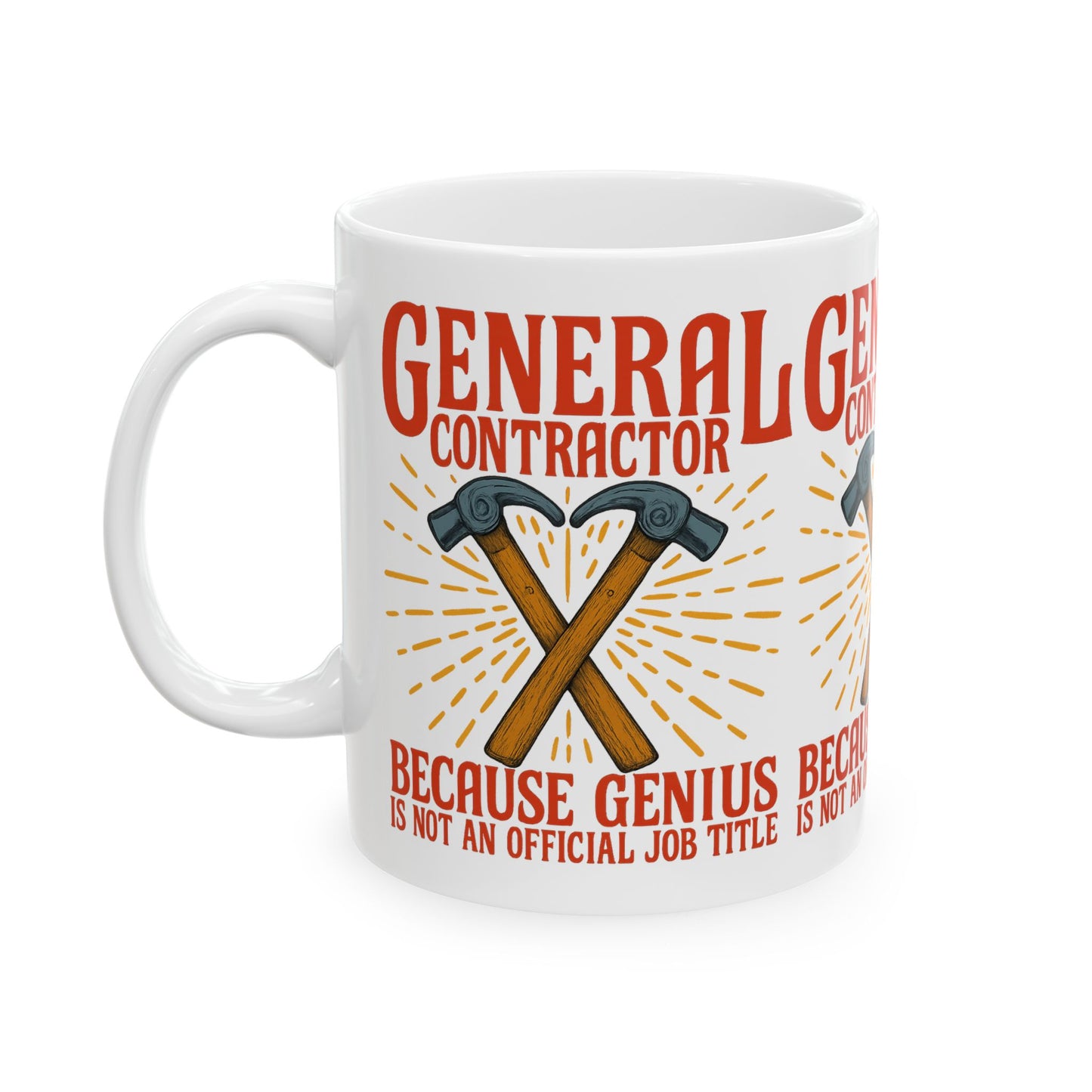 Funny Contractor Mug - General Contractor Gift for Builders, Tools Lover, Construction Humor, Unique Coffee Cup