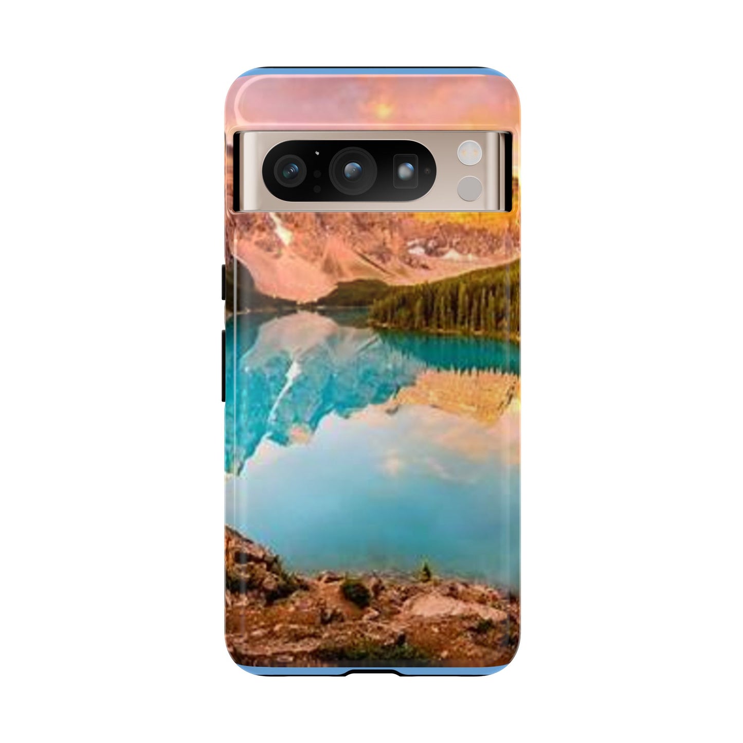 Nature-Inspired Phone Case with Mountain and Lake Design, Aesthetic Tough Cases for Outdoor Lovers, Phone Protection, Gift for Nature [...]
