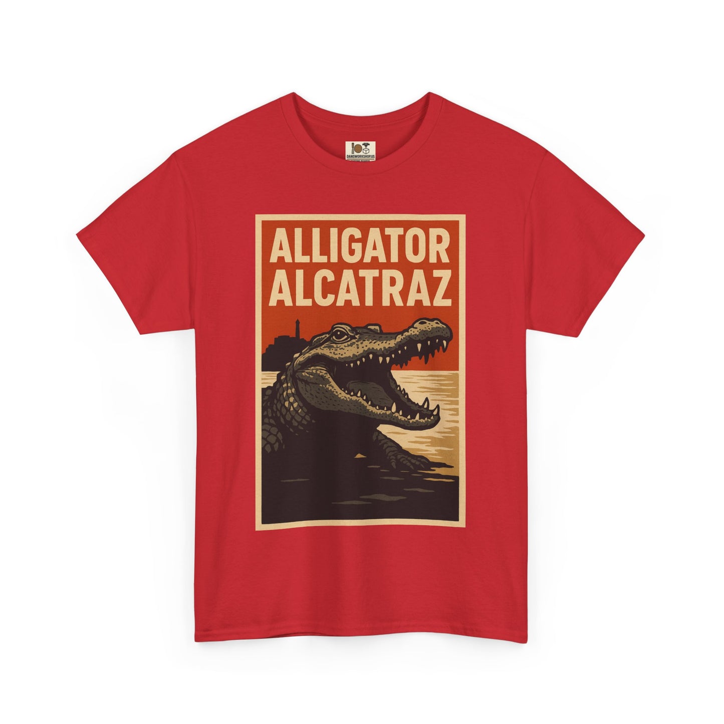 Alligator Alcatraz Graphic Tee - Fun Wildlife Shirt, Gift for Nature Lovers, Unisex Casual Top, Adventure Enthusiasts, Unique Travel [...]