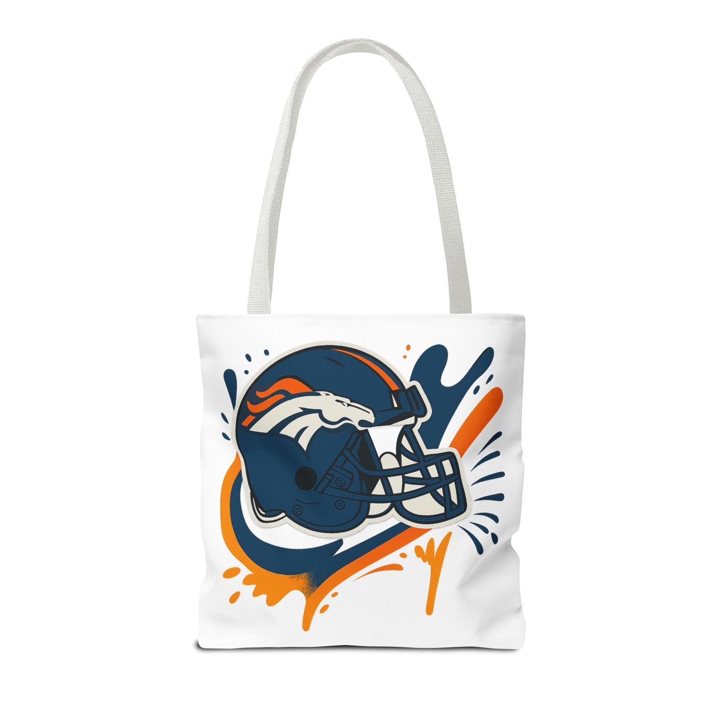 Denver Broncos Sports Tote Bag, Game Day Tote, Football Fan Gift, NFL Accessories, Team Spirit Bag, AOP Design