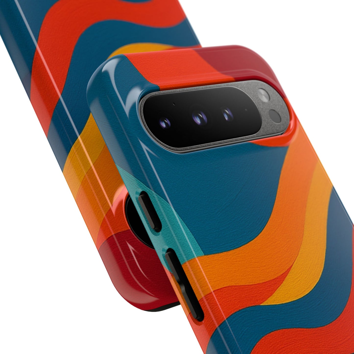 Vibrant Phone Case, Abstract Design Cover, Tough Cases for All Occasions, Stylish Gift for Tech Lovers, Modern Phone Accessories