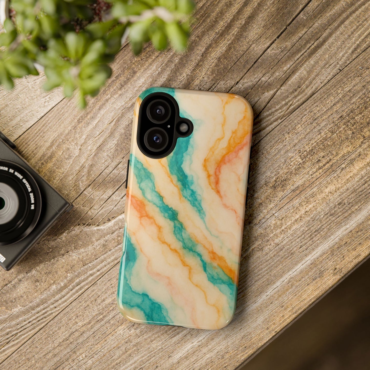 Stylish Phone Case - Tough Cases with Abstract Marble Design, Trendy Accessory, Gift for Her, Protective Case, Unique Phone Cover