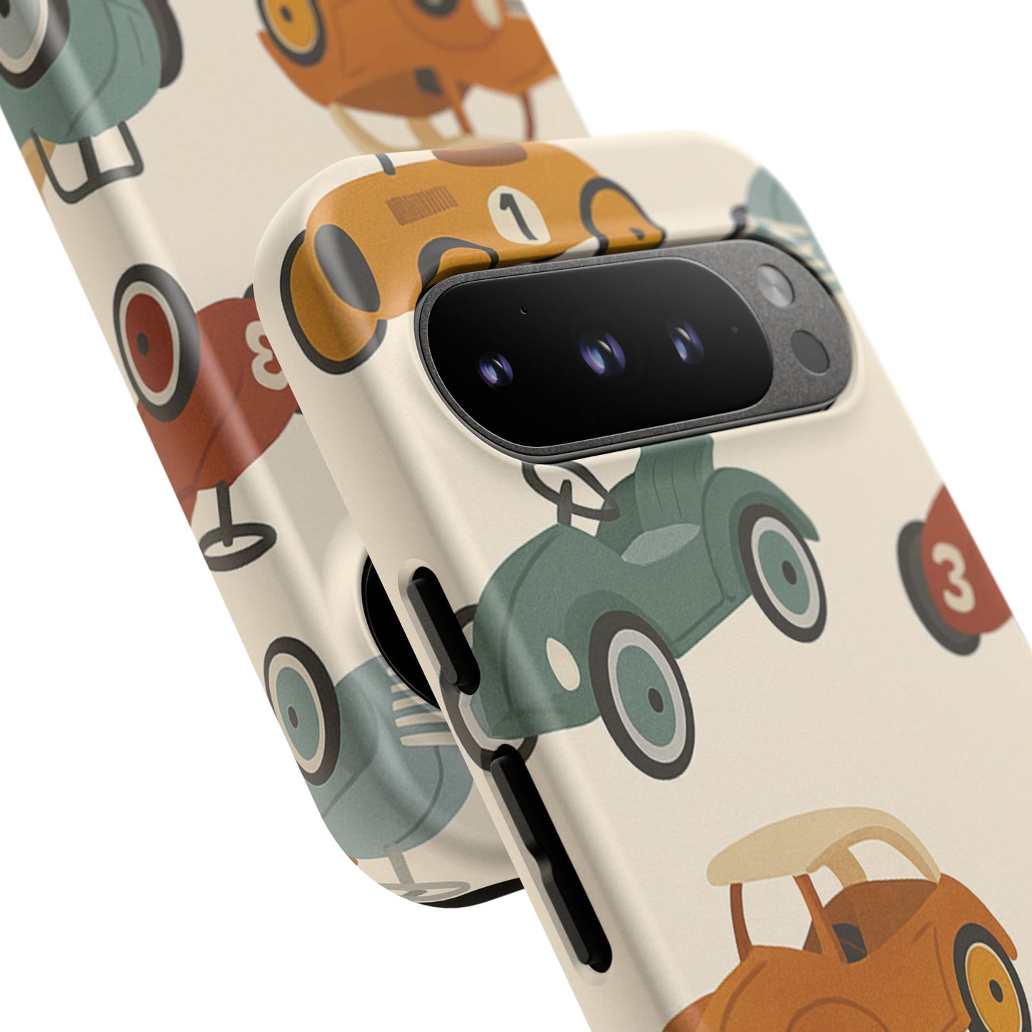 Vintage Car Phone Case, Tough Cases, Kids Gift, Car Lover Accessory, Retro Style, Phone Protection, Unique Design, pedal cars
