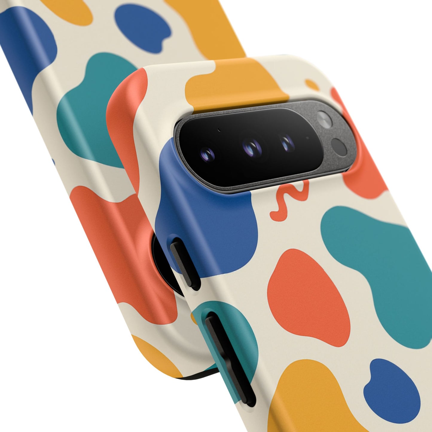 Colorful Phone Case with Abstract Design, Stylish Phone Cover, Trendy Tech Accessory for Her, Unique Gift Idea, Fun Patterned Case