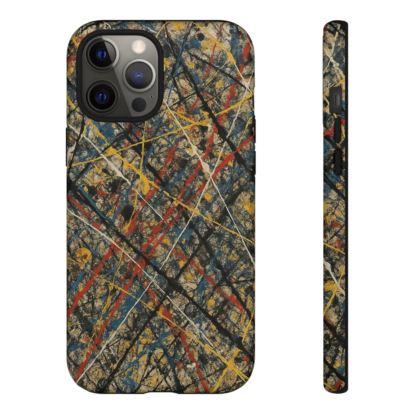 Tough Cases Phone Case - Bold Abstract Design, Stylish Mobile Cover, Unique Gift for Him/Her, Durable Accessory, Trendy Protection