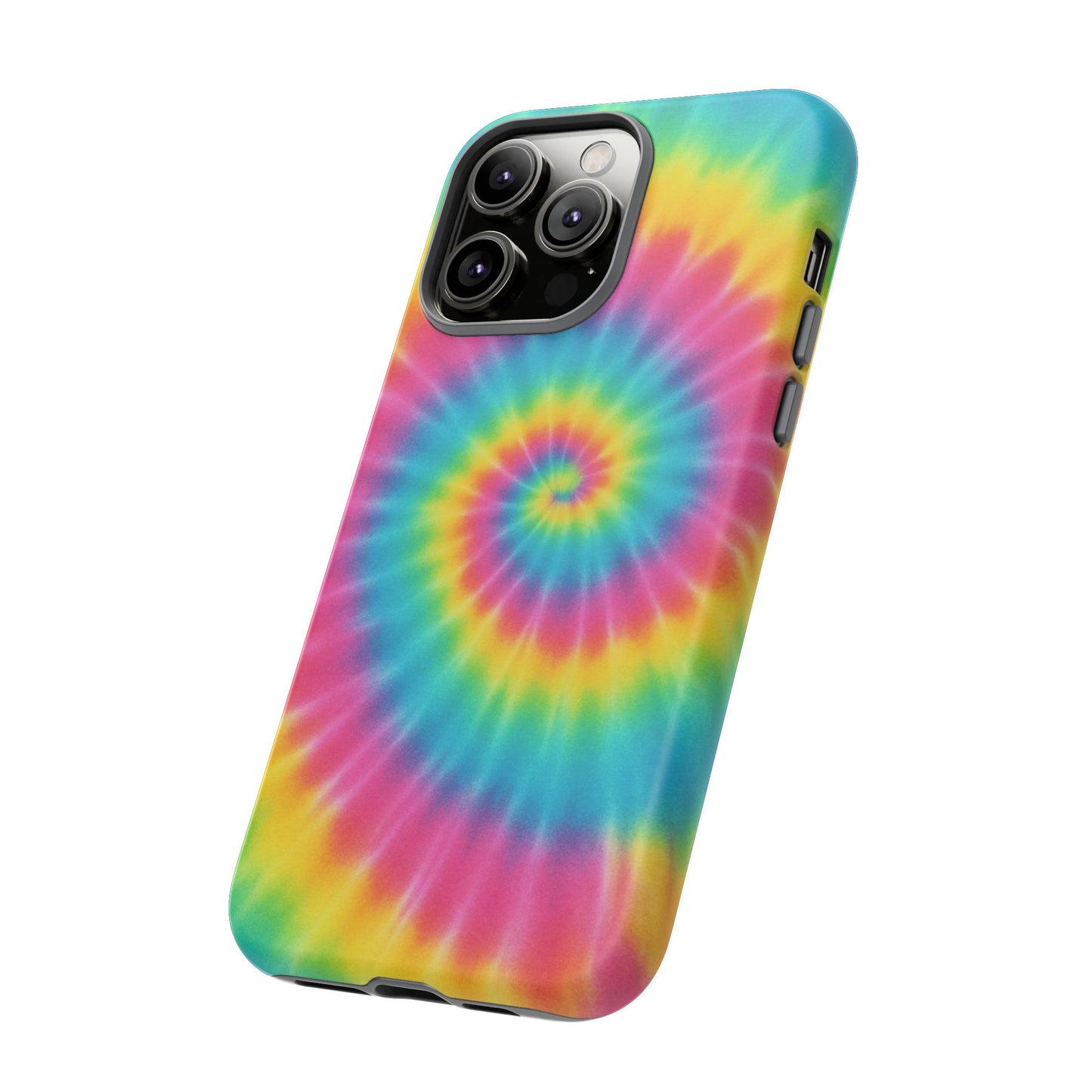 Colorful Tie-Dye Phone Case, Vibrant Phone Cover, Boho Style Accessory, Gift for Teens, Trendy Phone Accessories
