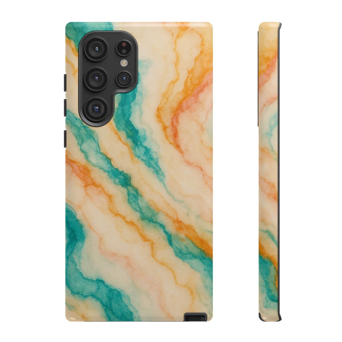 Stylish Phone Case - Tough Cases with Abstract Marble Design, Trendy Accessory, Gift for Her, Protective Case, Unique Phone Cover