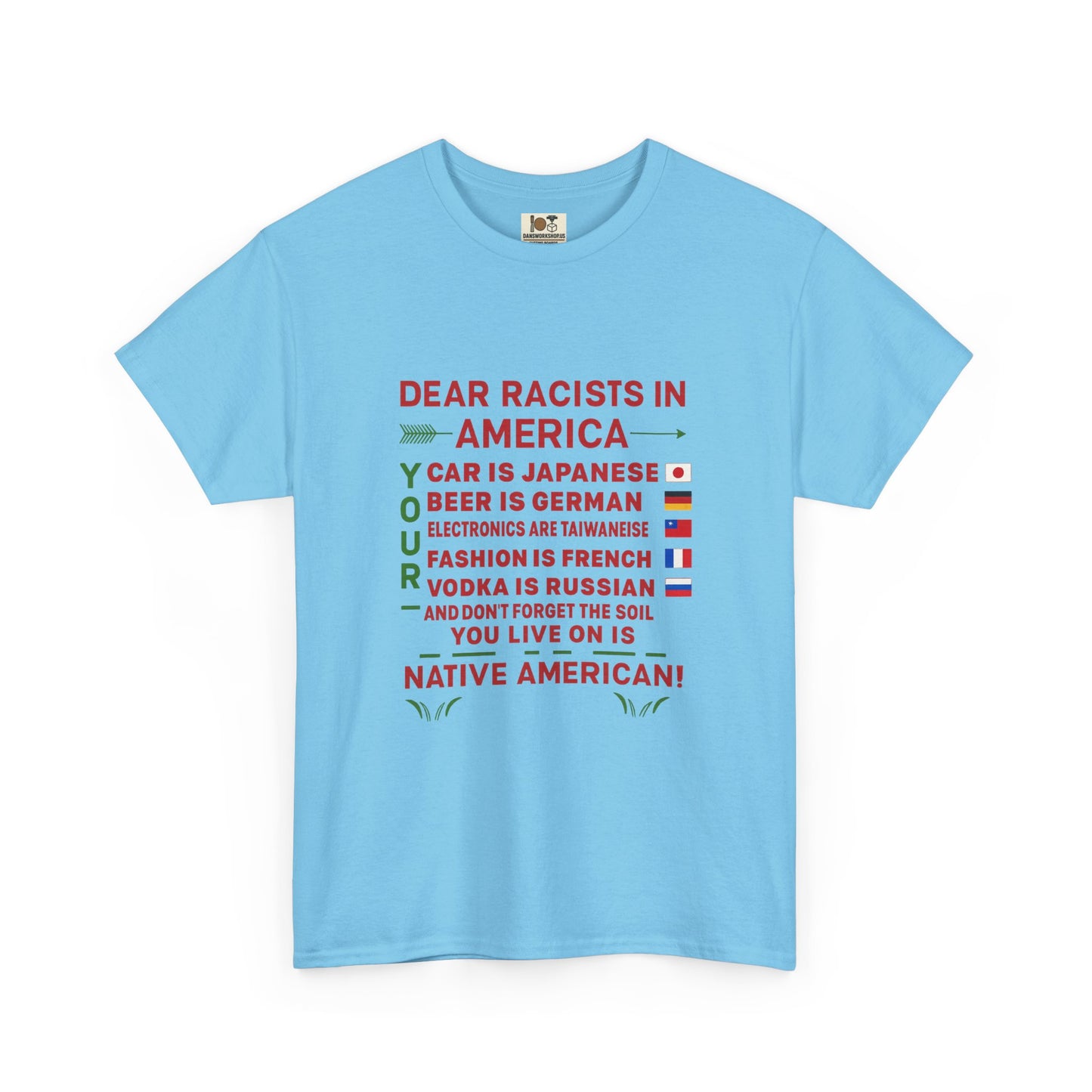 Cultural Awareness Tee, Unisex Heavy Cotton Tee, Anti-Racist Shirt, Social Justice Clothing, Statement T-Shirt, Gift for Activists