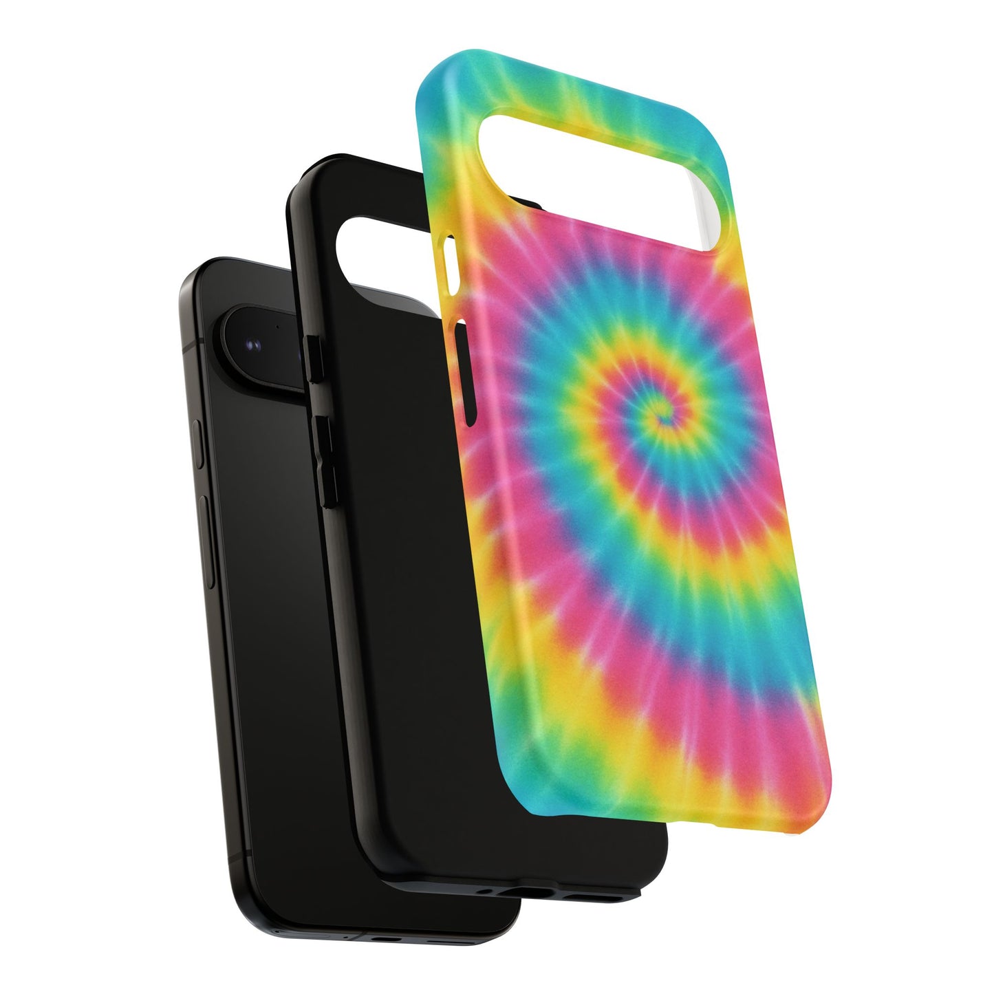 Colorful Tie-Dye Phone Case, Vibrant Phone Cover, Boho Style Accessory, Gift for Teens, Trendy Phone Accessories