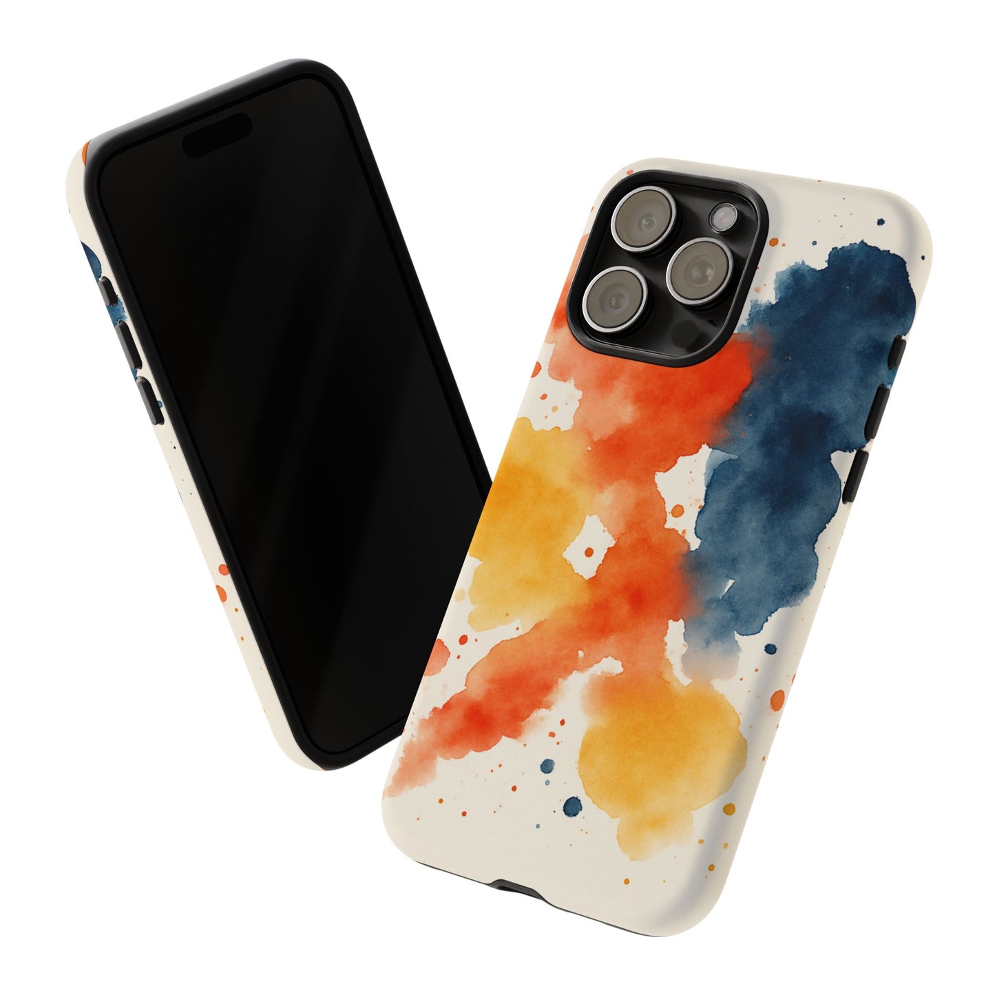 Watercolor Phone Case - Abstract Design, Tough Cases for Men & Women, Stylish Gift, Artistic Accessory for All Occasions