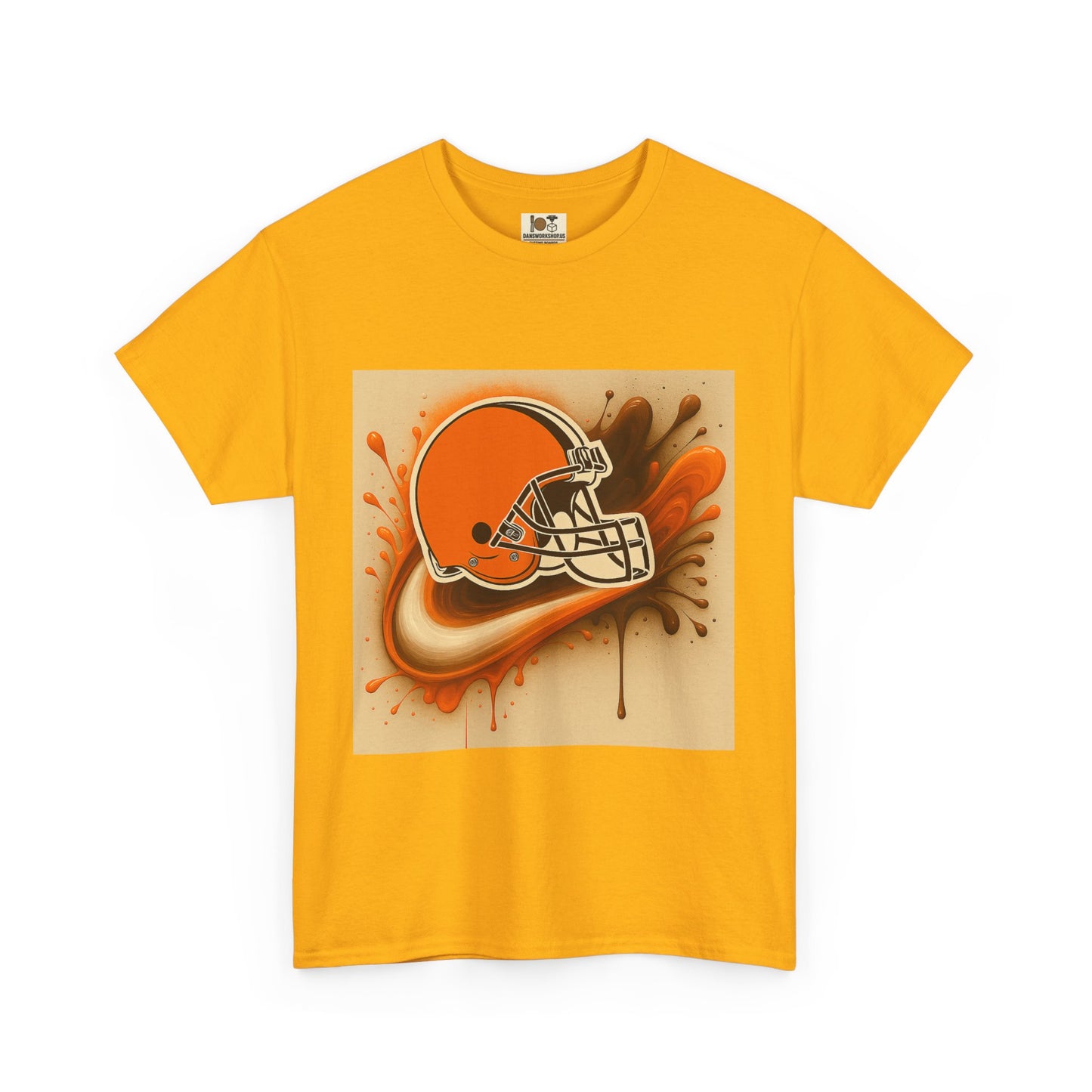 Cleveland Browns Fan Tee, Unisex Heavy Cotton Shirt, Game Day Apparel, Sports T-Shirt, NFL Team Gear, Casual Comfort Wear