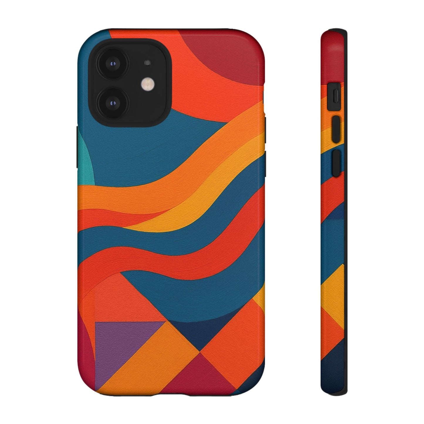 Vibrant Phone Case, Abstract Design Cover, Tough Cases for All Occasions, Stylish Gift for Tech Lovers, Modern Phone Accessories