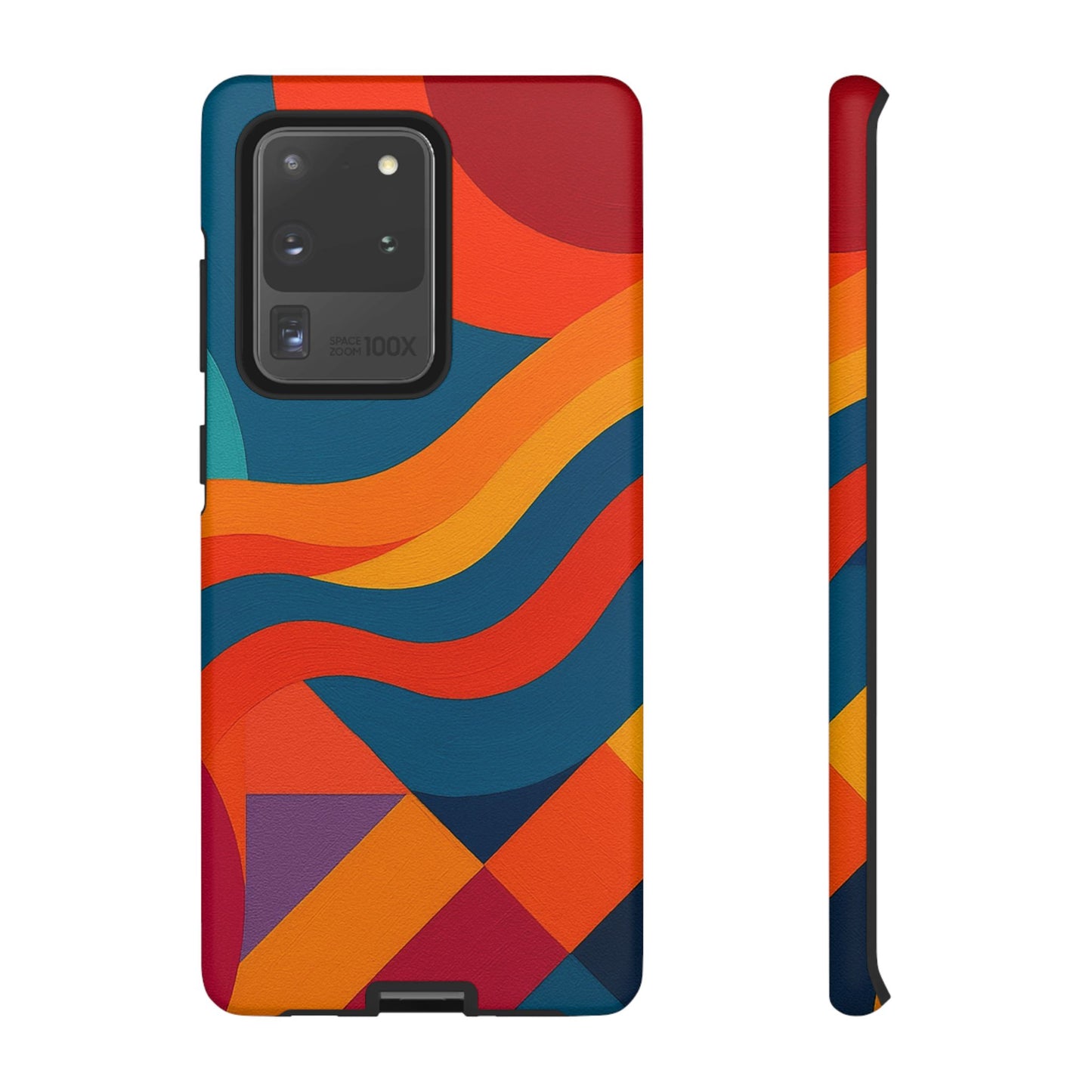 Vibrant Phone Case, Abstract Design Cover, Tough Cases for All Occasions, Stylish Gift for Tech Lovers, Modern Phone Accessories