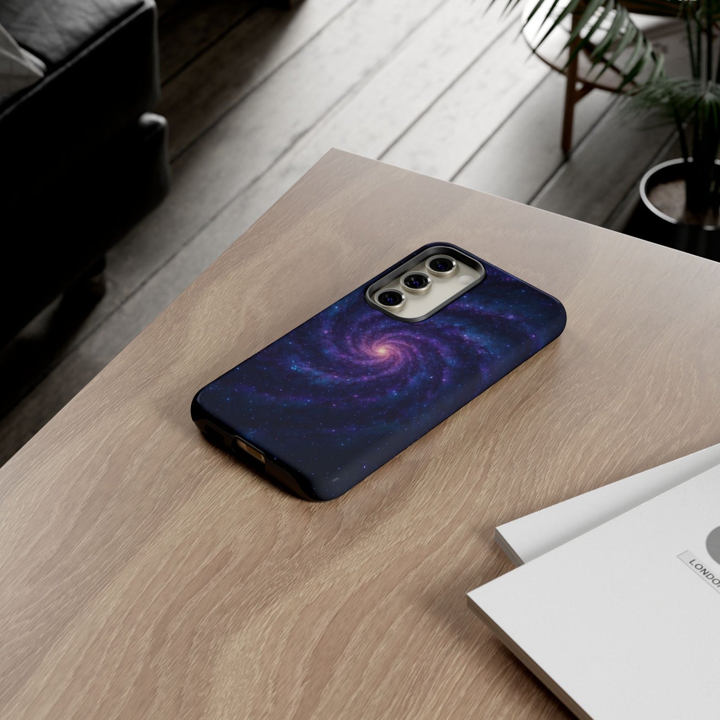 Galaxy Phone Case, Tough Phone Cover, Cosmic Phone Protection, Space Gift for Astronomers, Trendy Galaxy Design