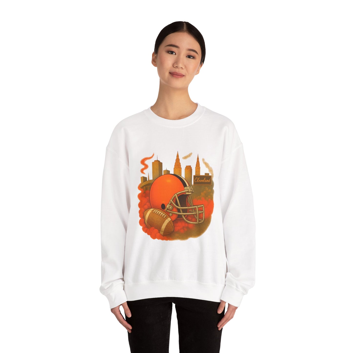 Cleveland Football Crewneck Sweatshirt