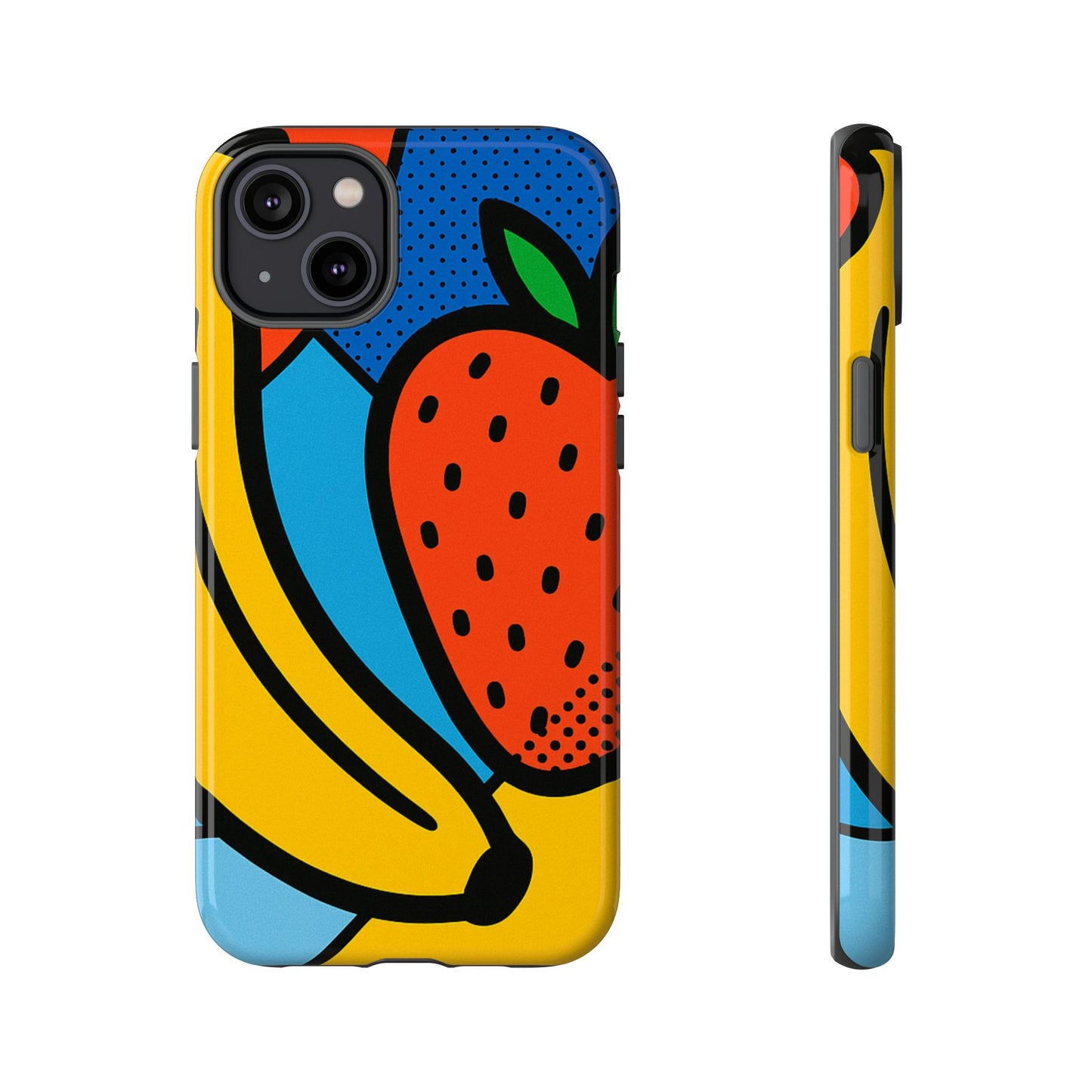 Colorful Fruit Phone Case - Tough Cases - Fun, Vibrant, Unique, Gifts for Friends, Summer Accessories, Trendy Phone Protector