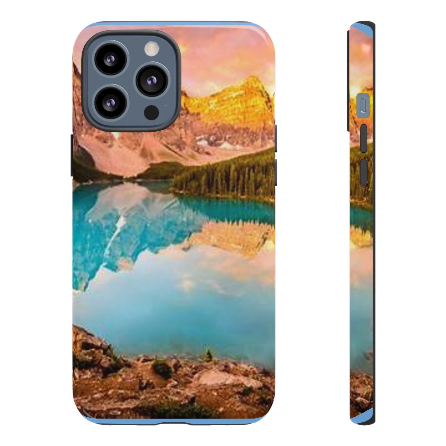 Nature-Inspired Phone Case with Mountain and Lake Design, Aesthetic Tough Cases for Outdoor Lovers, Phone Protection, Gift for Nature [...]