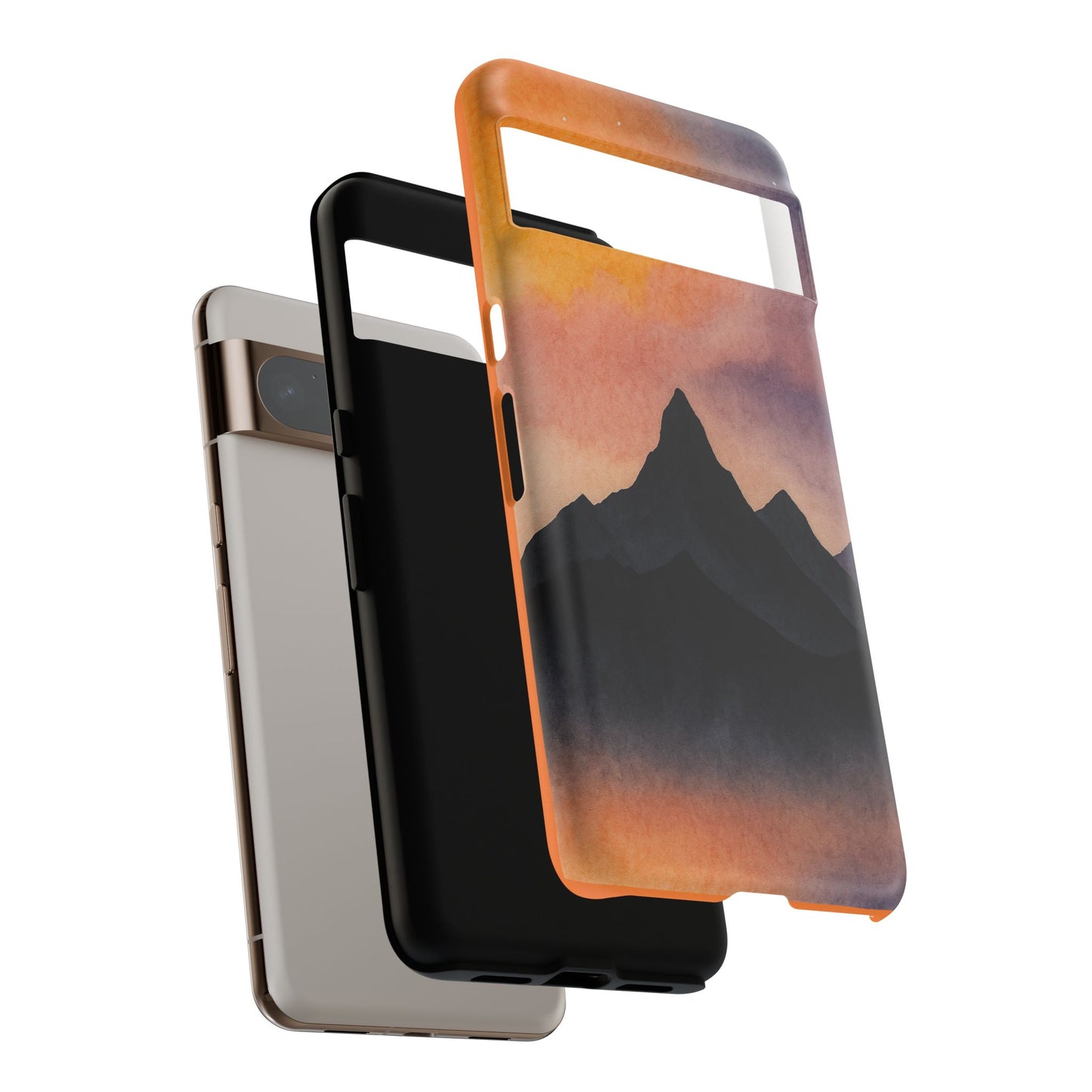 Mountain Sunset Phone Case, Nature Lover's Gift, Adventure Phone Cover, Unique Cellphone Accessories, Outdoor Enthusiast Decor