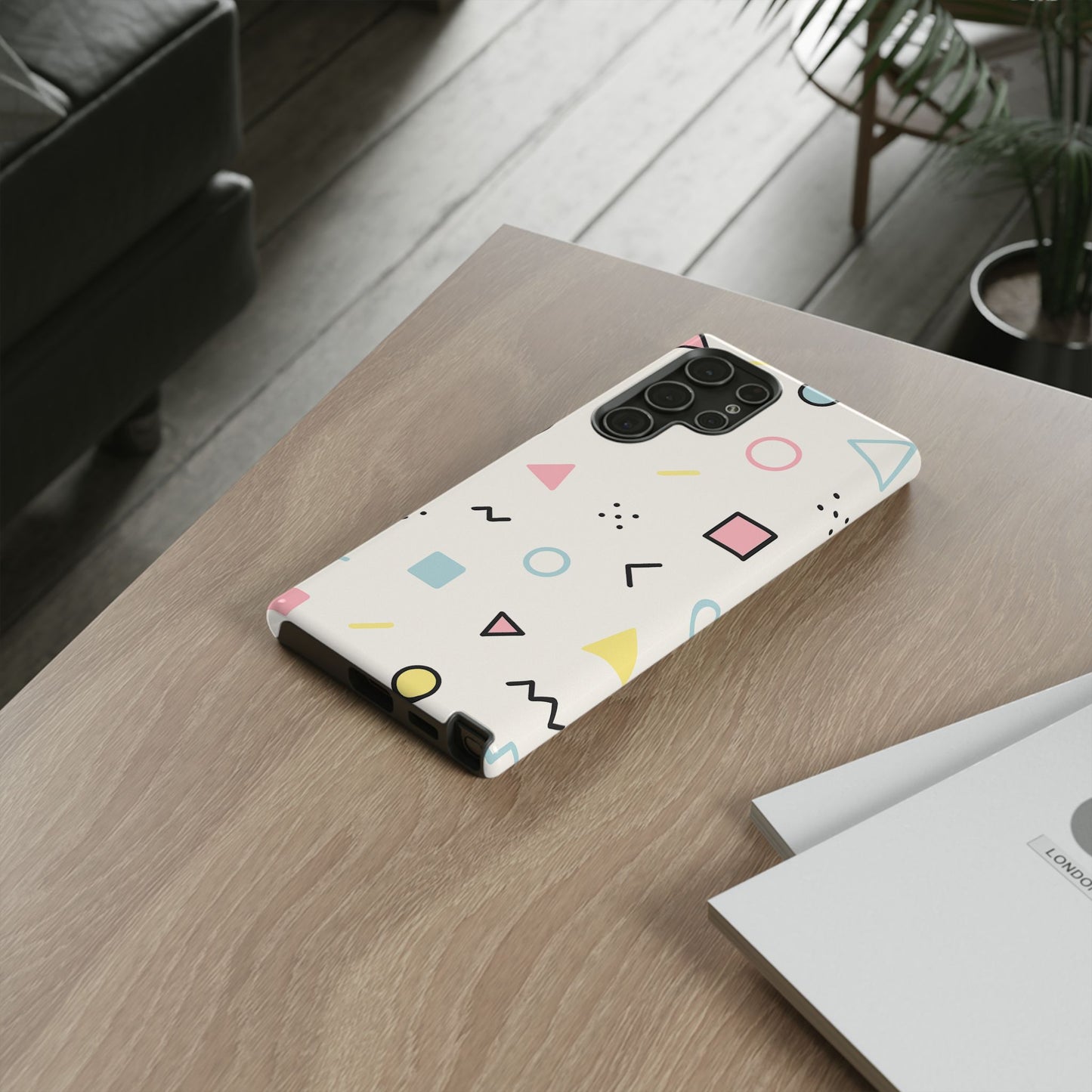 Geometric Phone Case - Stylish Tough Cases for Trendsetters, Unique Phone Covers, Modern Accessories, Gift Ideas for Her