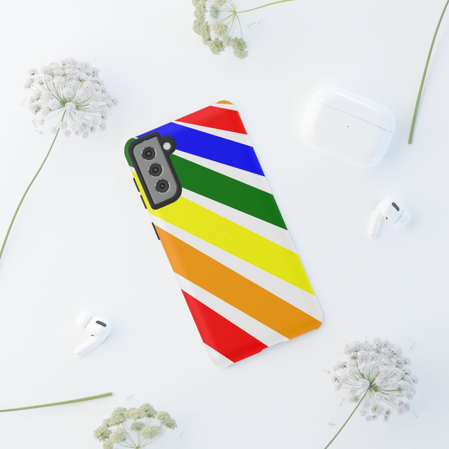 Vibrant Phone Case: Tough Cases, Colorful Phone Cover, Stylish Cell Phone Case, Unique Gift for Her/Him, Trendy Accessory, Summer Vibes