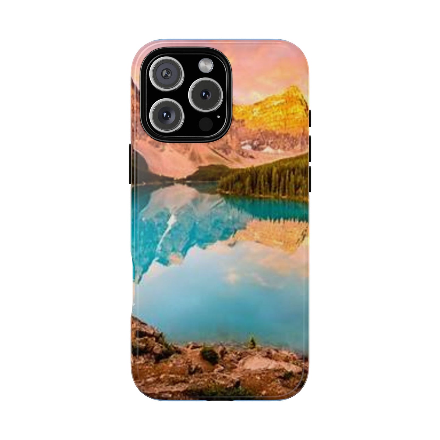 Nature-Inspired Phone Case with Mountain and Lake Design, Aesthetic Tough Cases for Outdoor Lovers, Phone Protection, Gift for Nature [...]