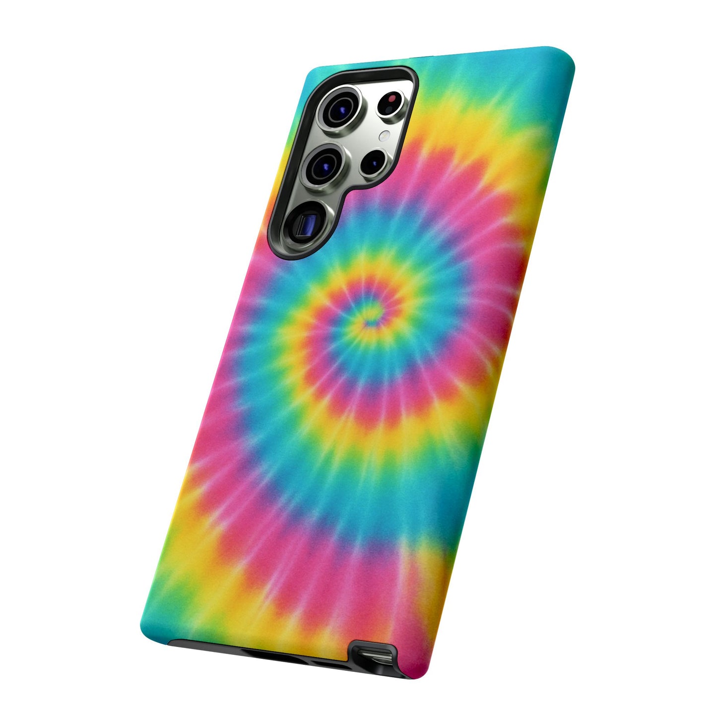 Colorful Tie-Dye Phone Case, Vibrant Phone Cover, Boho Style Accessory, Gift for Teens, Trendy Phone Accessories