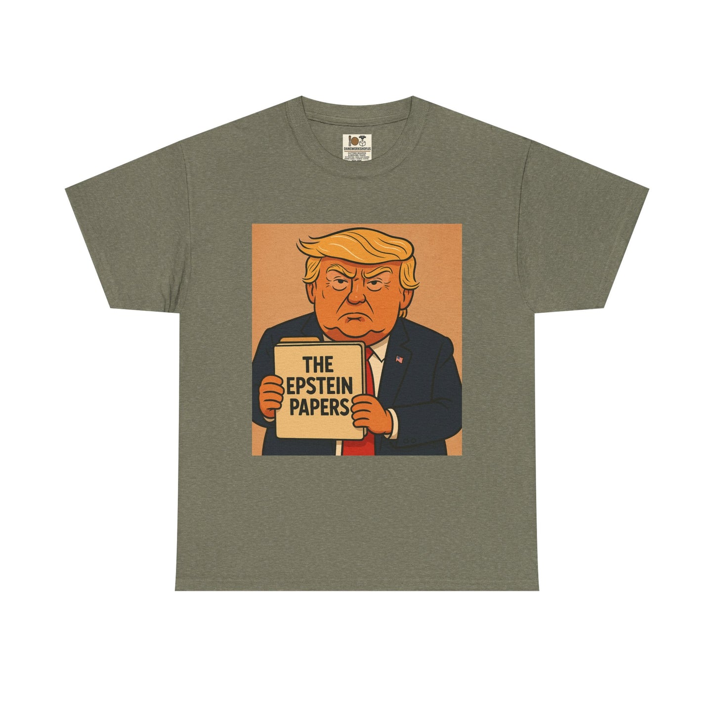 Political Humor Tee, Graphic T-Shirt, Unisex Cotton Shirt, Meme Gift, Statement Tee, Casual Wear, Fun Apparel, trump, Epstein