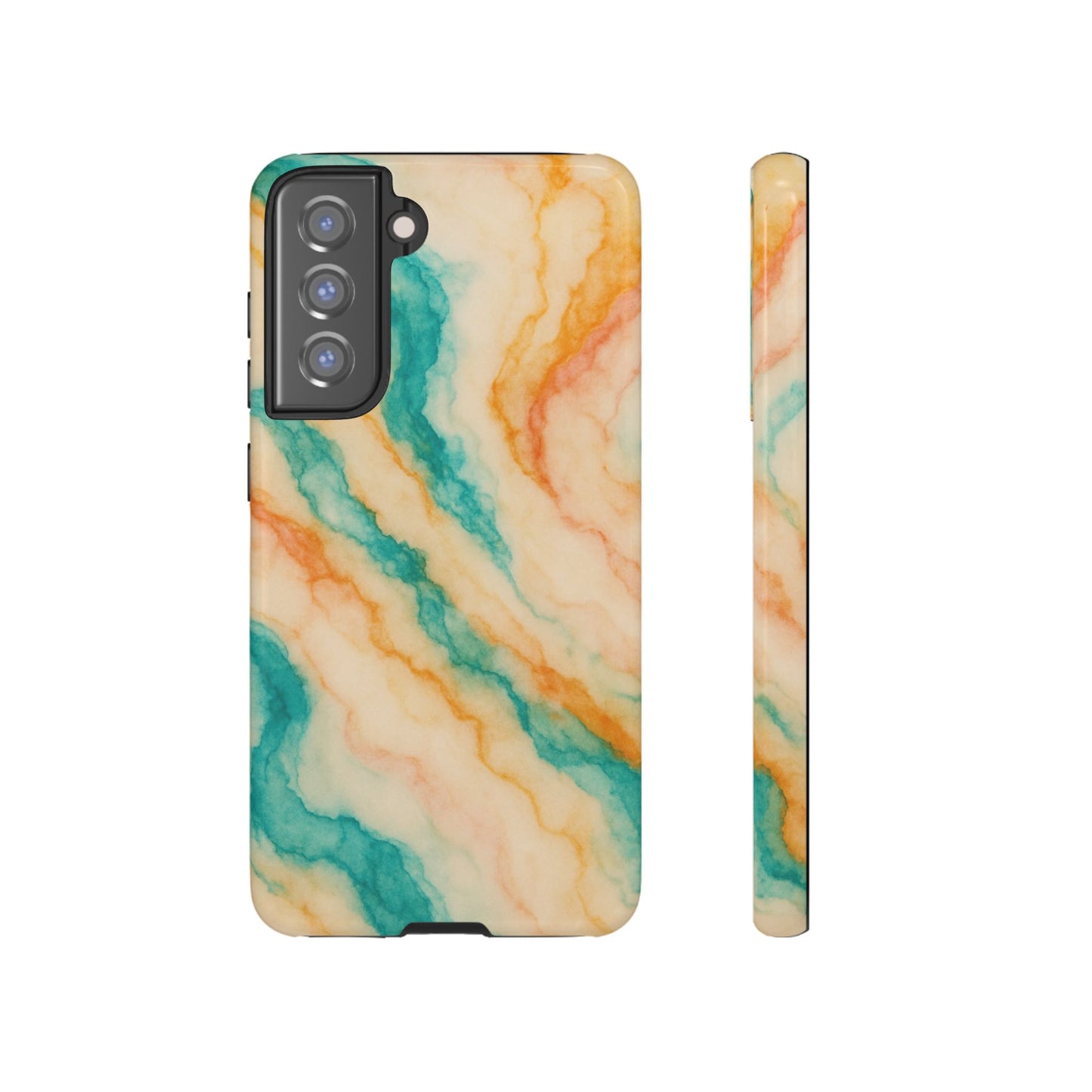Stylish Phone Case - Tough Cases with Abstract Marble Design, Trendy Accessory, Gift for Her, Protective Case, Unique Phone Cover