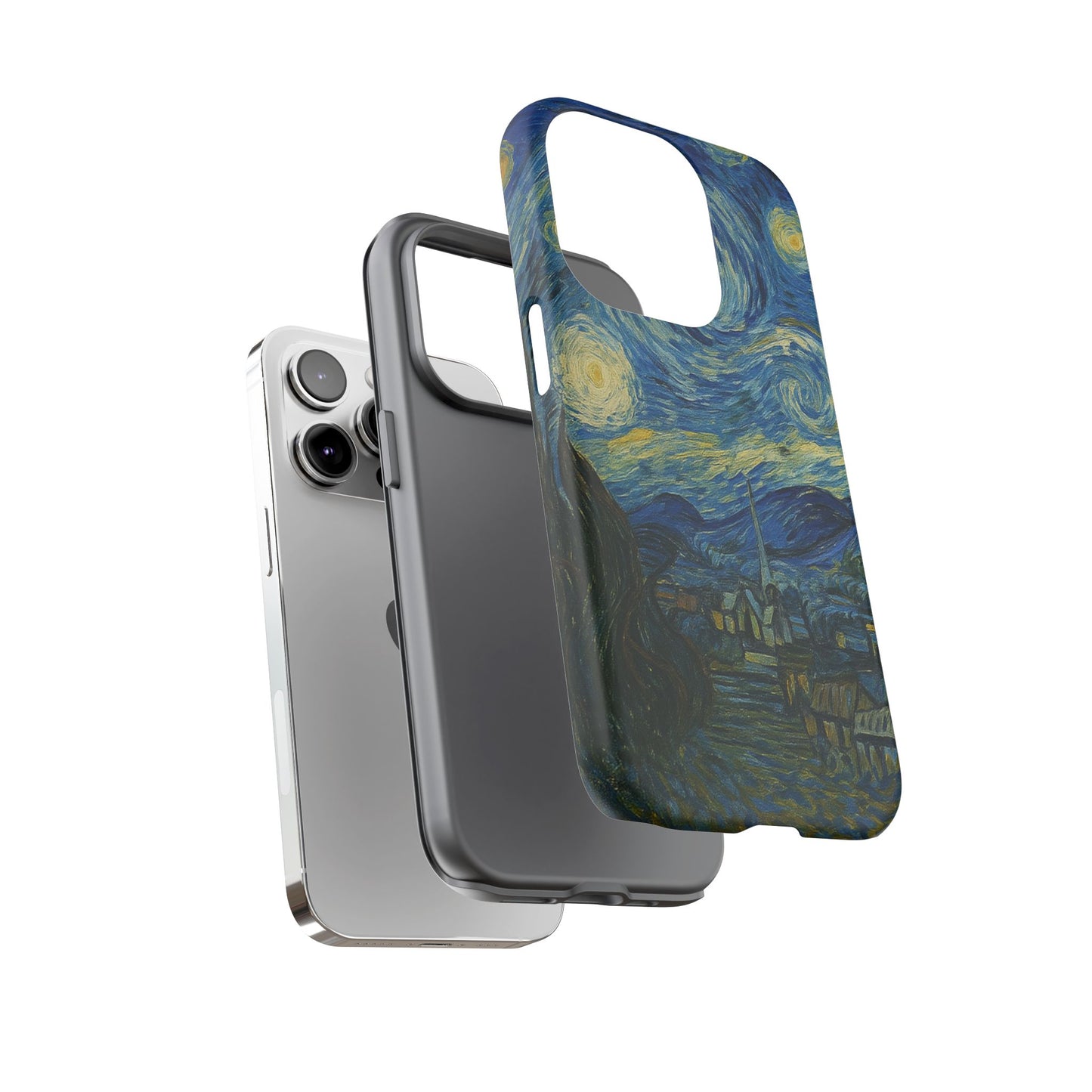 Starry Night Phone Case, Artistic Cell Phone Cover, Gift for Art Lovers, Unique Phone Accessory, Birthday Gift for Him/Her, Tough Cases