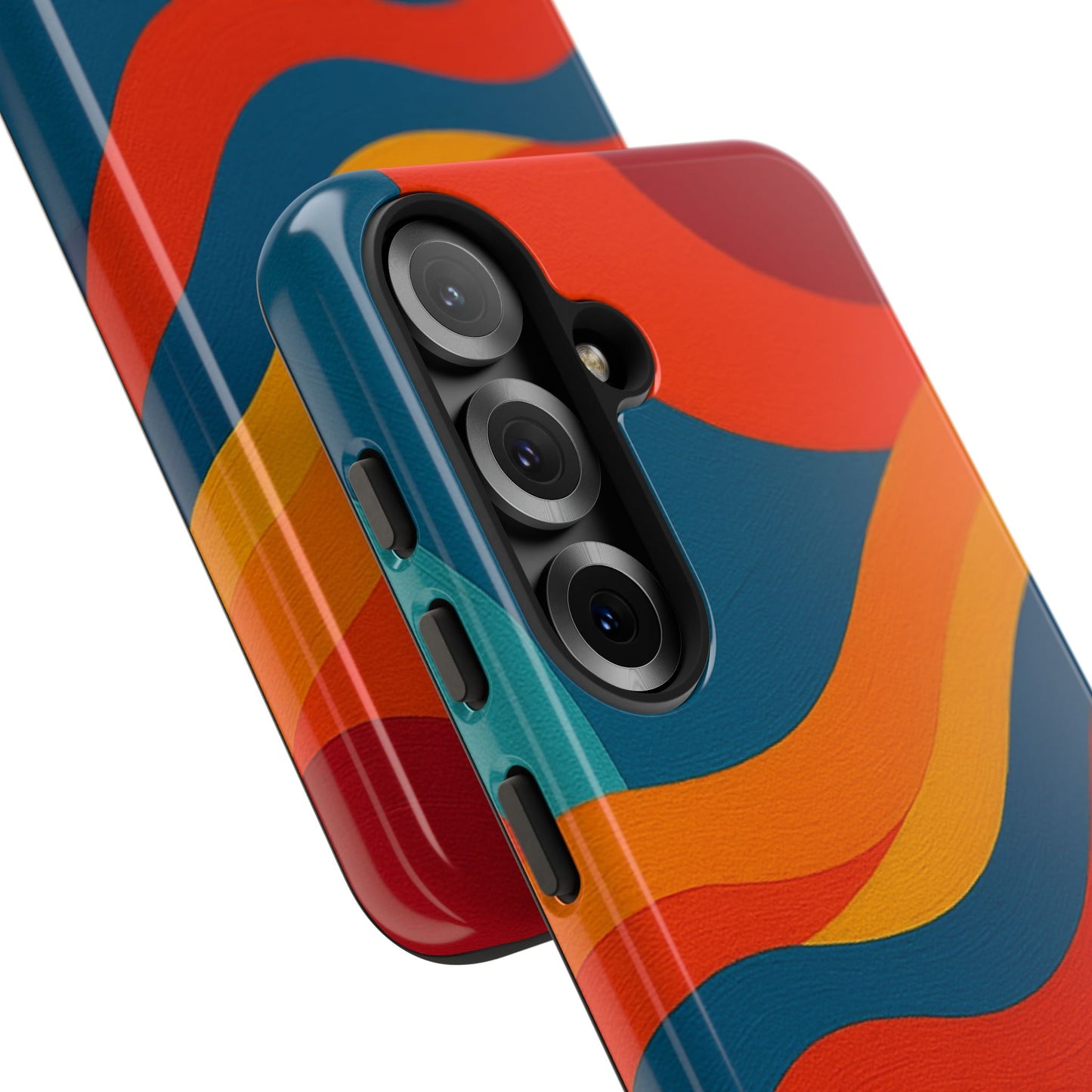 Vibrant Phone Case, Abstract Design Cover, Tough Cases for All Occasions, Stylish Gift for Tech Lovers, Modern Phone Accessories