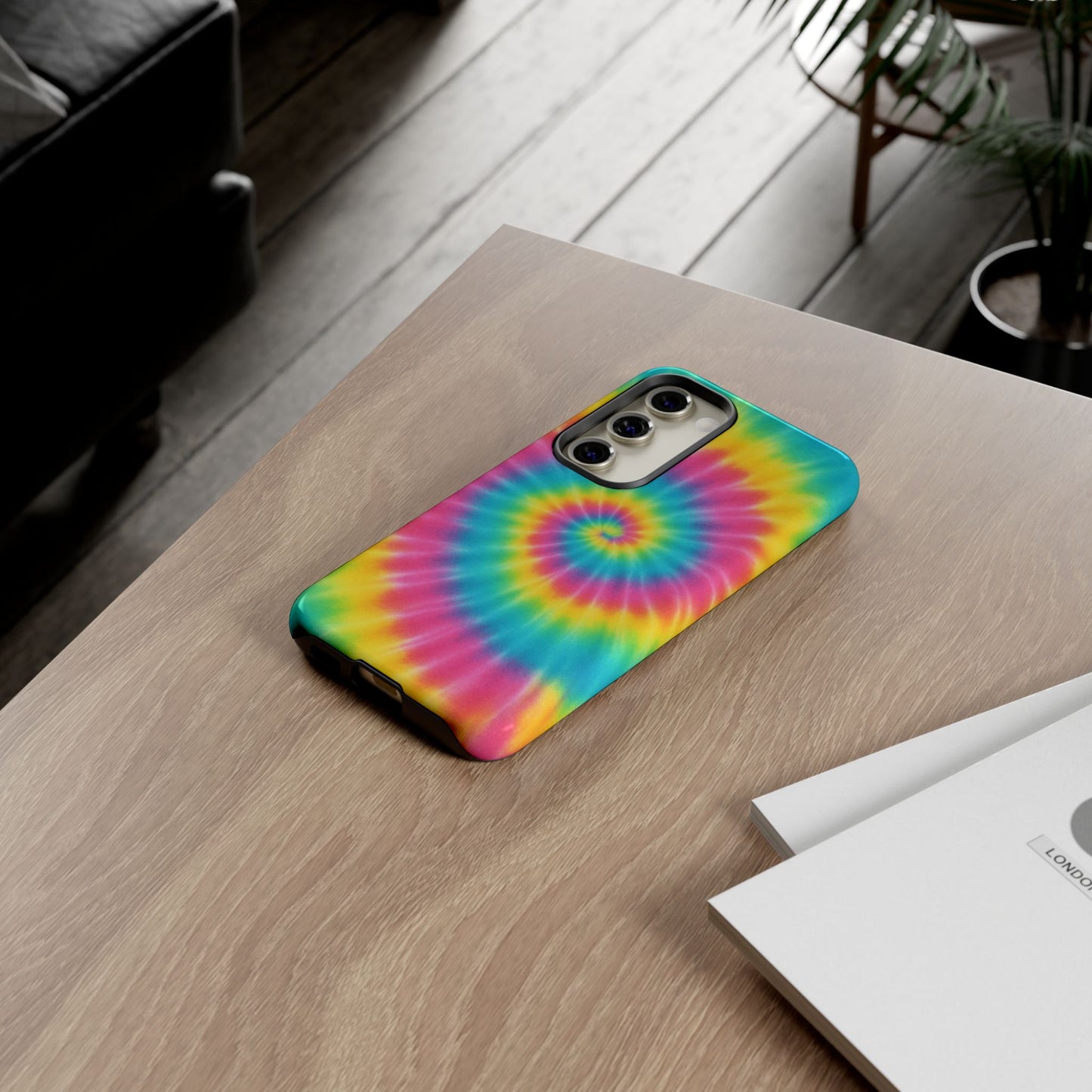 Colorful Tie-Dye Phone Case, Vibrant Phone Cover, Boho Style Accessory, Gift for Teens, Trendy Phone Accessories