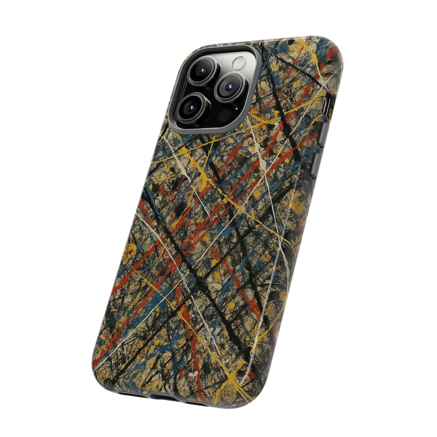 Tough Cases Phone Case - Bold Abstract Design, Stylish Mobile Cover, Unique Gift for Him/Her, Durable Accessory, Trendy Protection