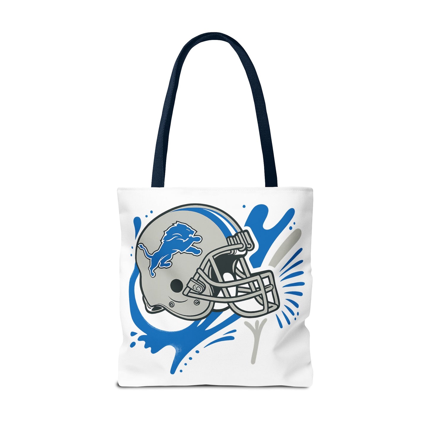 Sporty Tote Bag, Floral Football Tote, Game Day Bag, NFL Team Spirit Bag, Birthday Gift for Sports Fans, Everyday Use Bag