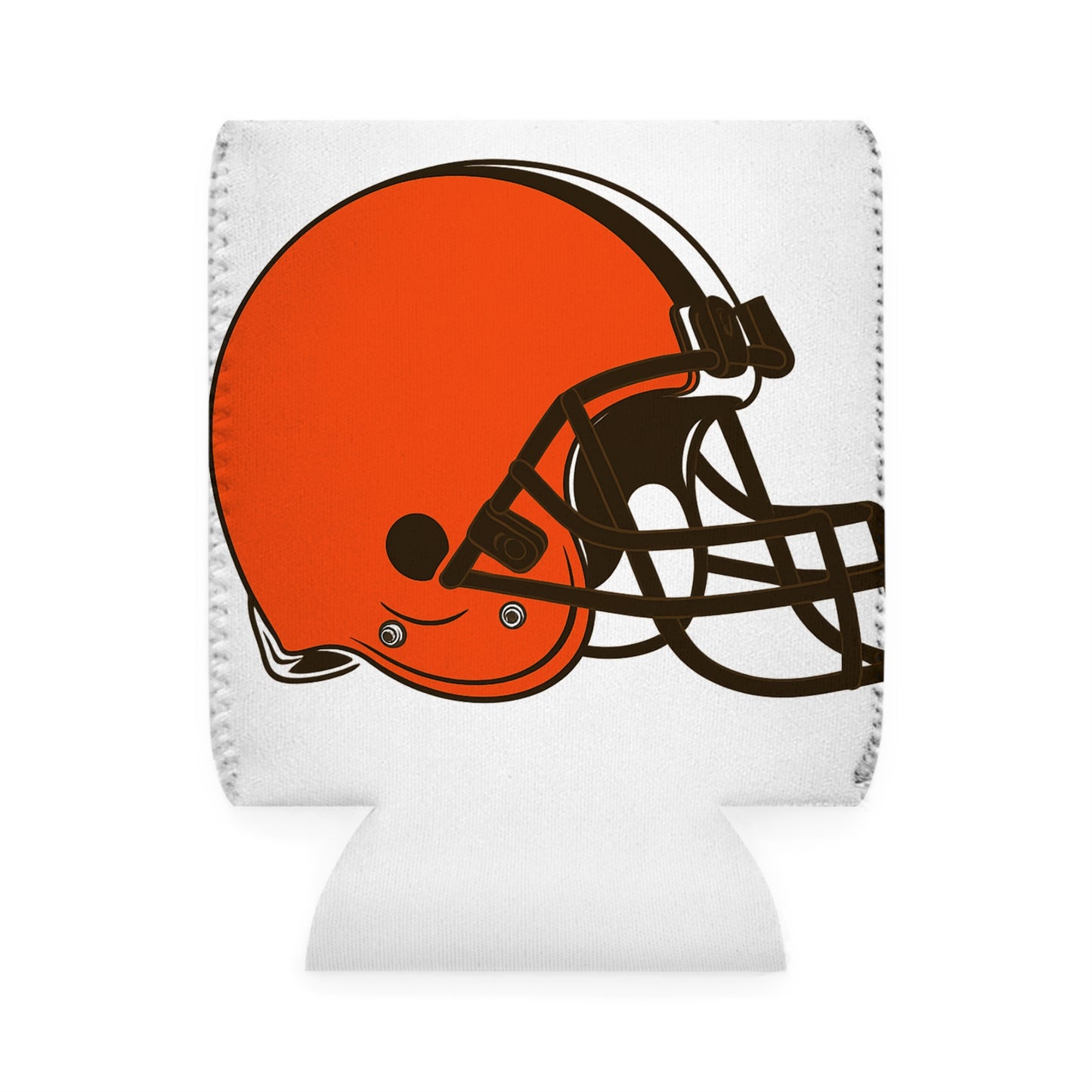 Cleveland Football Can Cooler Sleeve, Game Day Drink Holder, Tailgate Accessory, Party Favor, Sports Fan Gift