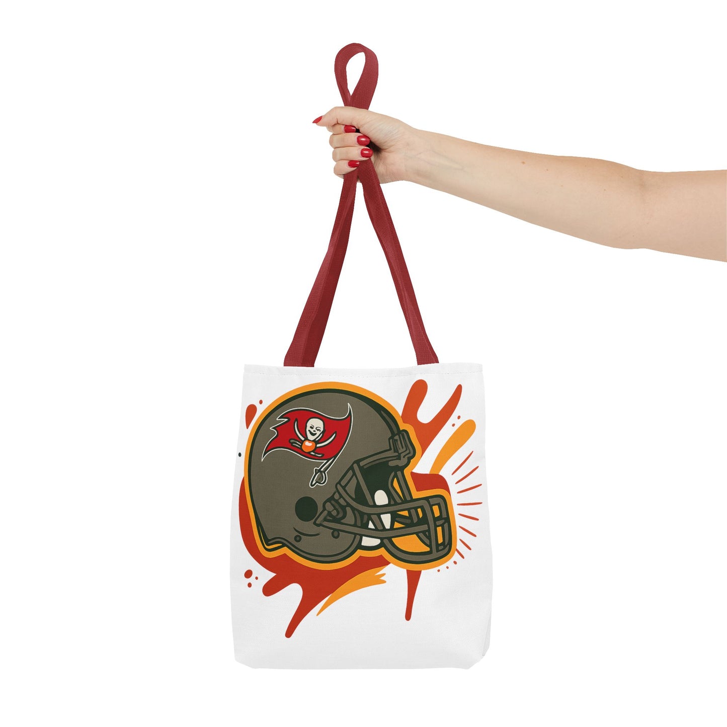 Tote Bag with Bold Football Design, Sports Tote, Game Day Bag, NFL Fan Gift, Personalized Beach Bag, Unique Shopping Tote