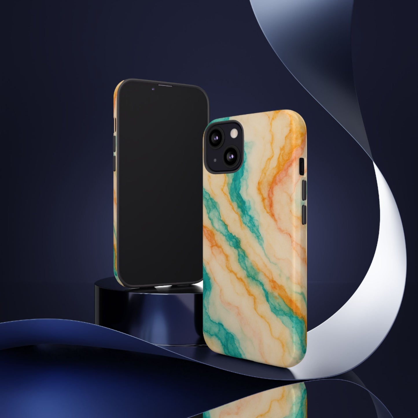 Stylish Phone Case - Tough Cases with Abstract Marble Design, Trendy Accessory, Gift for Her, Protective Case, Unique Phone Cover