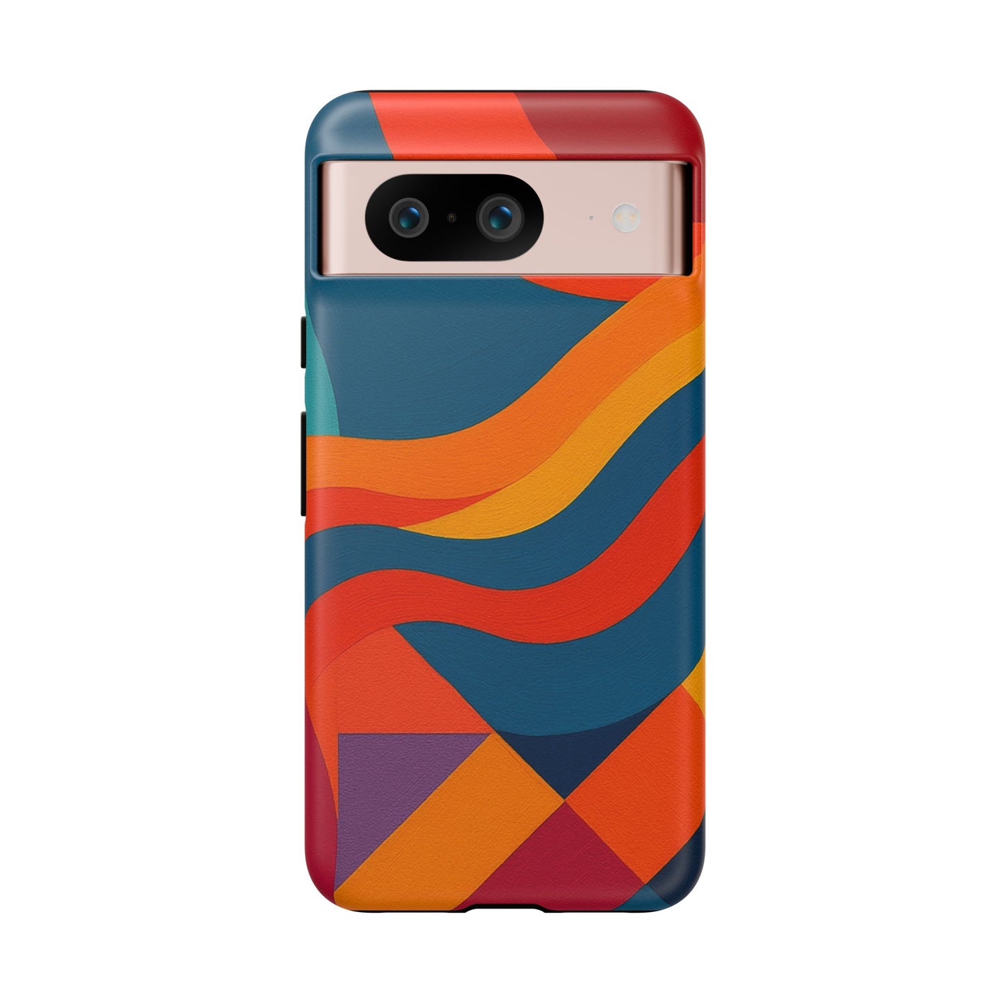 Vibrant Phone Case, Abstract Design Cover, Tough Cases for All Occasions, Stylish Gift for Tech Lovers, Modern Phone Accessories