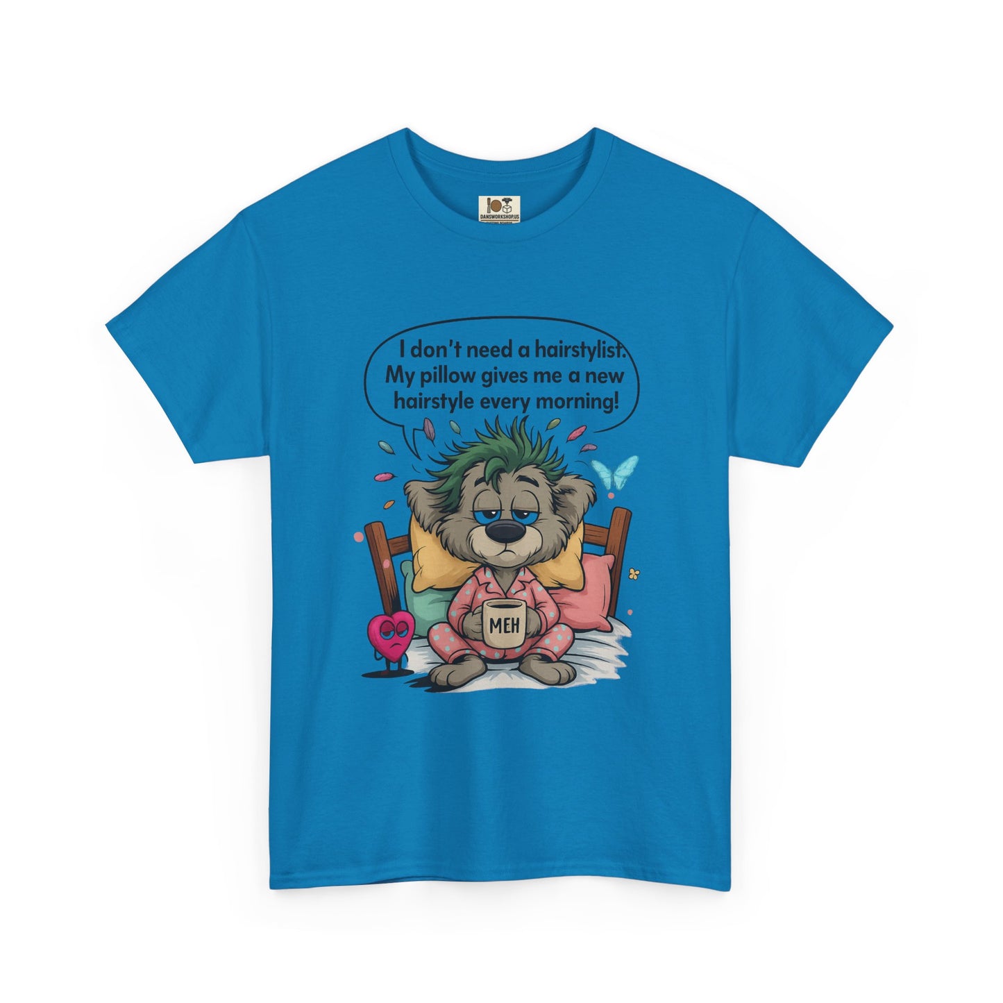 Whimsical Cotton Tee with Funny Quote - Ideal Gift for Friends, Unique Birthday Present, Casual Everyday Wear, Animal Lover Top