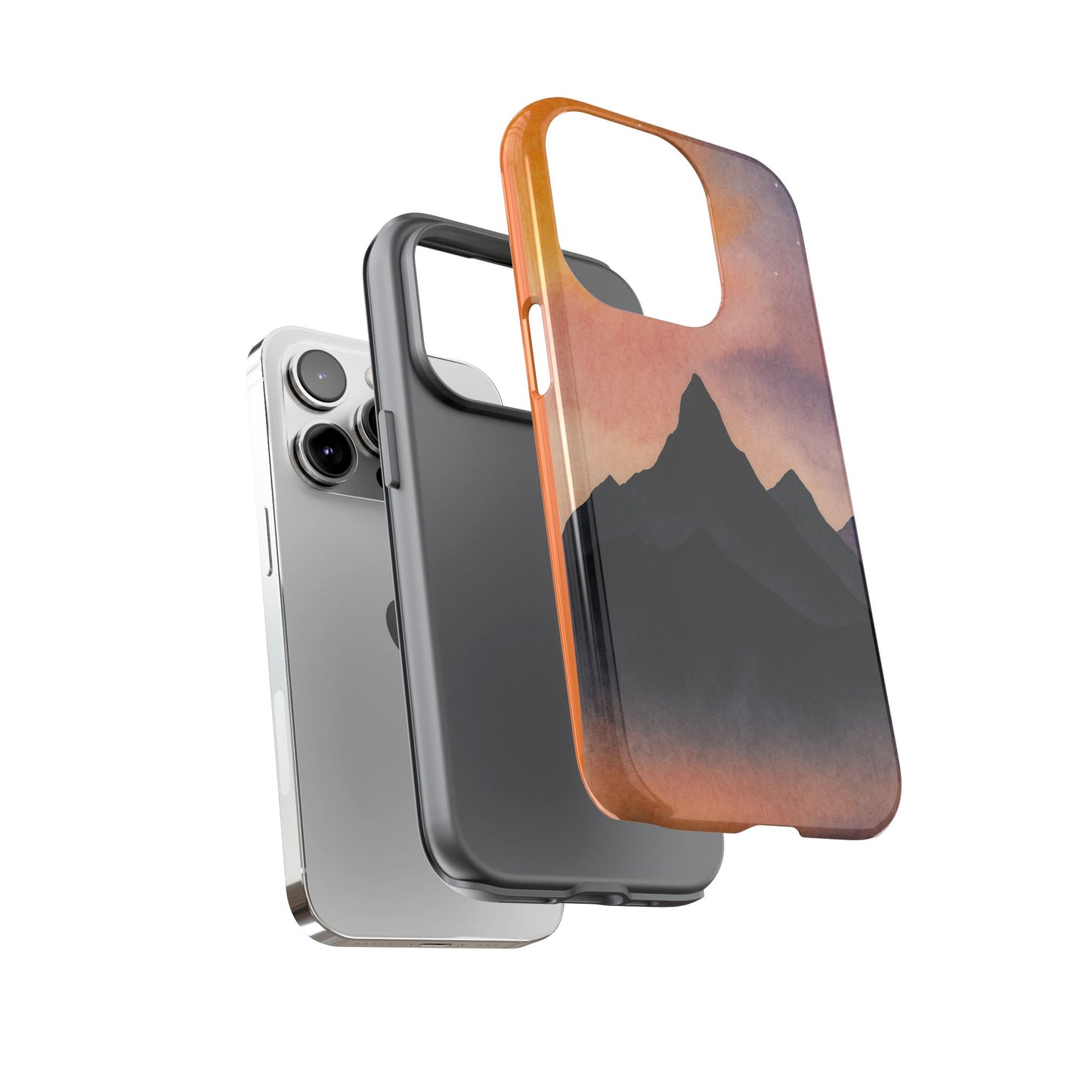 Mountain Sunset Phone Case, Nature Lover's Gift, Adventure Phone Cover, Unique Cellphone Accessories, Outdoor Enthusiast Decor