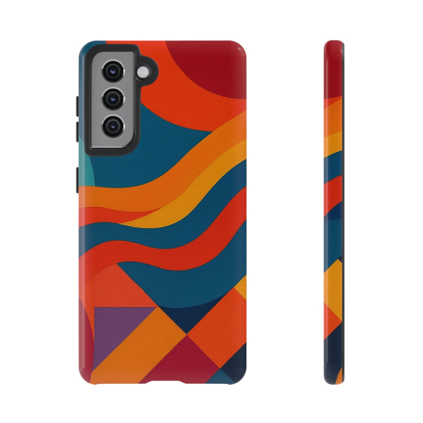 Vibrant Phone Case, Abstract Design Cover, Tough Cases for All Occasions, Stylish Gift for Tech Lovers, Modern Phone Accessories