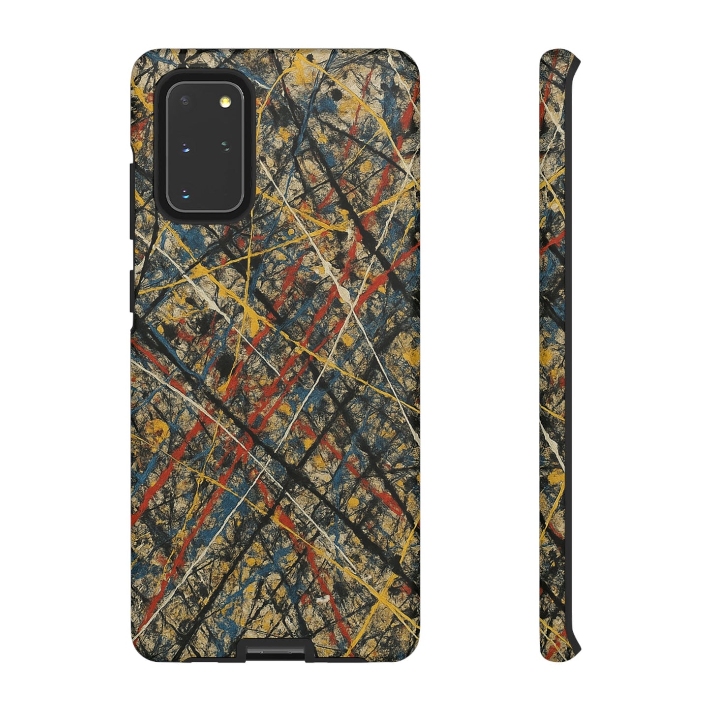 Tough Cases Phone Case - Bold Abstract Design, Stylish Mobile Cover, Unique Gift for Him/Her, Durable Accessory, Trendy Protection