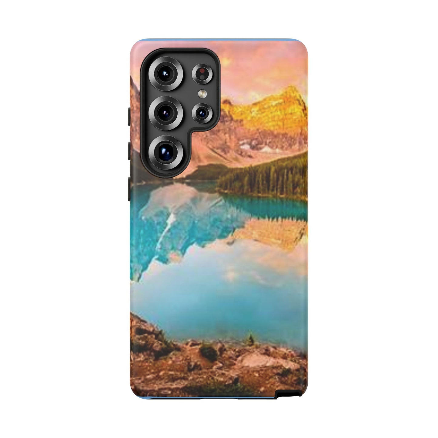 Nature-Inspired Phone Case with Mountain and Lake Design, Aesthetic Tough Cases for Outdoor Lovers, Phone Protection, Gift for Nature [...]