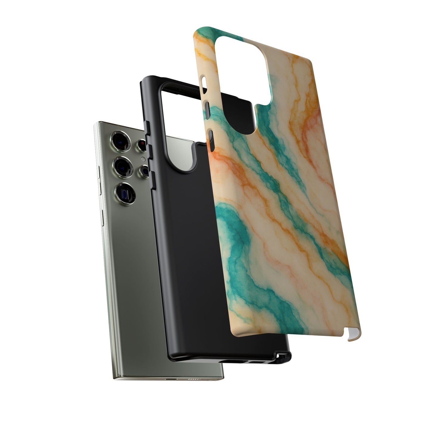 Stylish Phone Case - Tough Cases with Abstract Marble Design, Trendy Accessory, Gift for Her, Protective Case, Unique Phone Cover