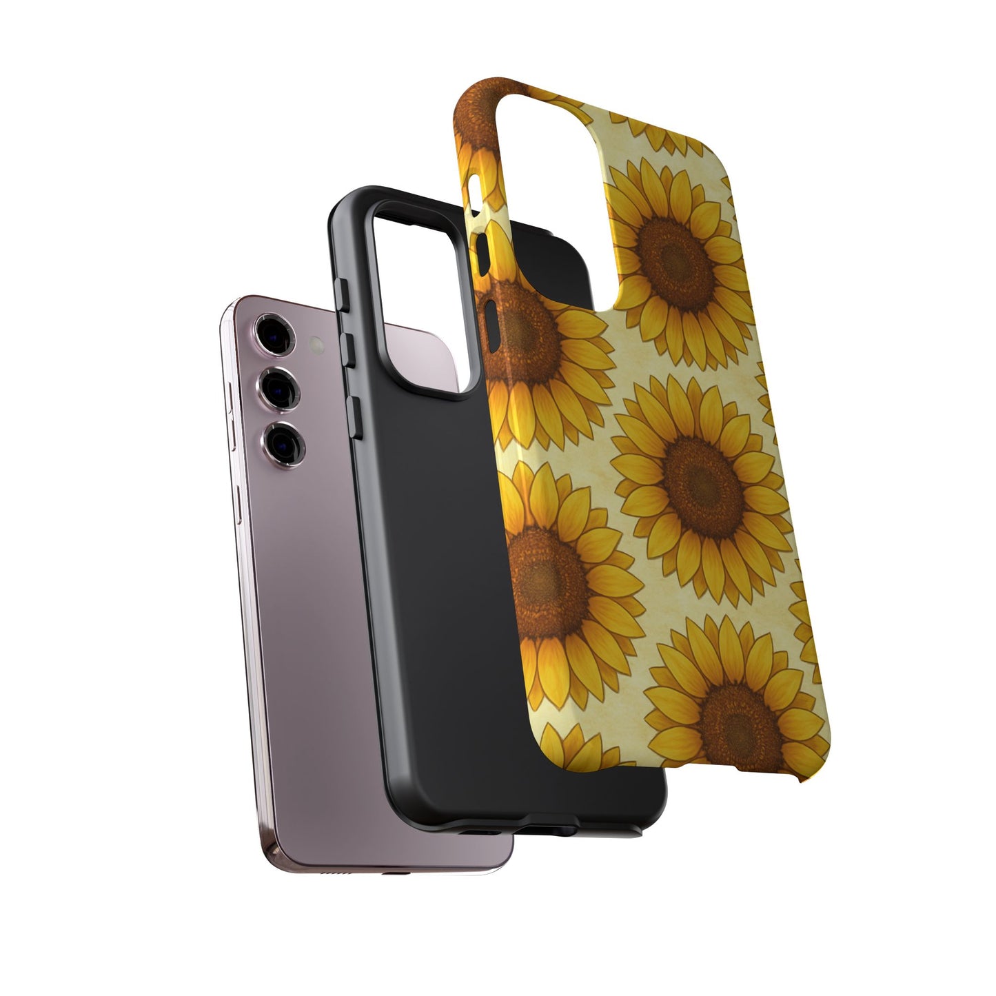 Sunflower Phone Cases - Tough Cases for Nature Lovers, Gift for Friends, Floral Design, Protective Case, Sunflower Decor