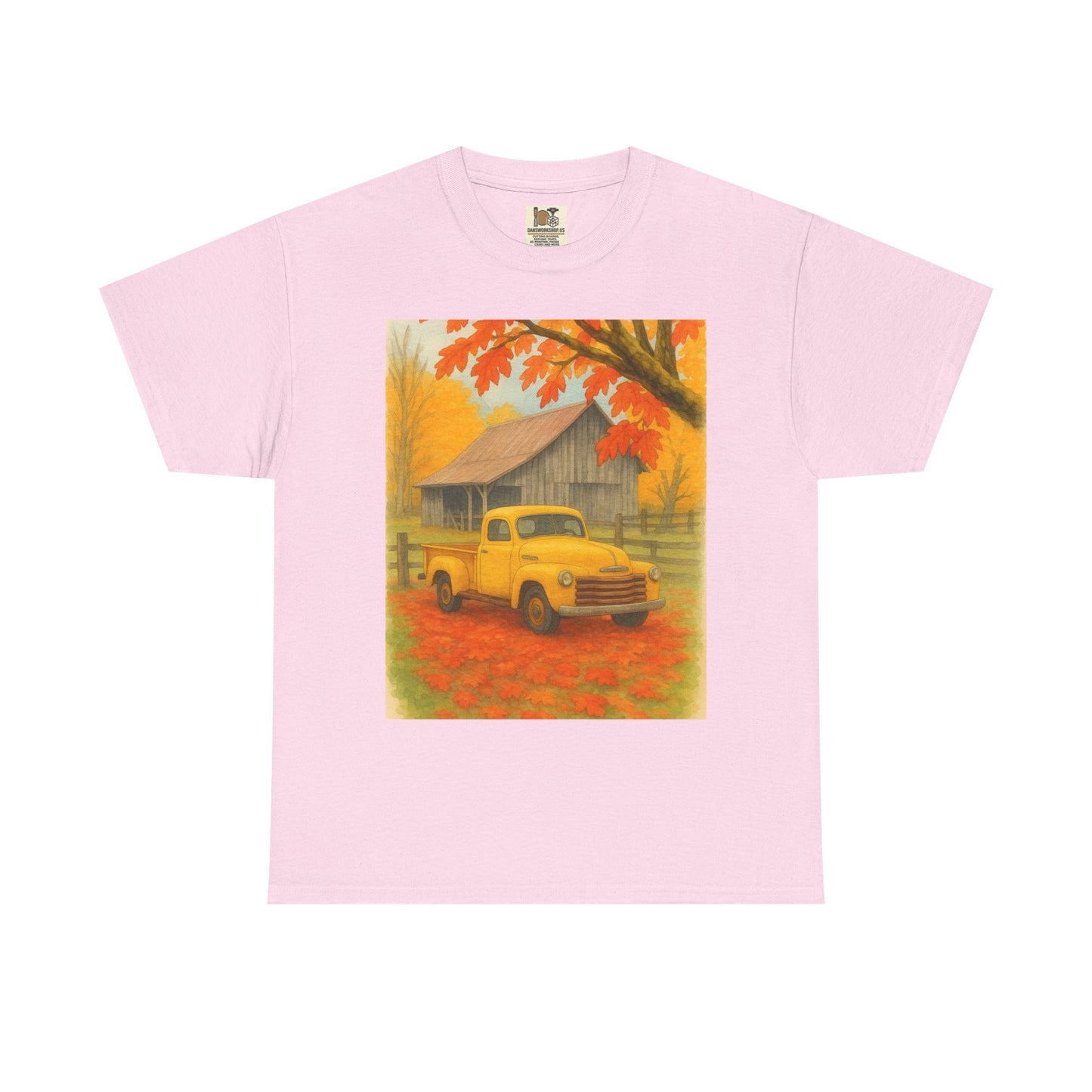 Autumn Vibes Unisex Heavy Cotton Tee, Fall Shirt, Vintage Truck Tee, Cozy [...]