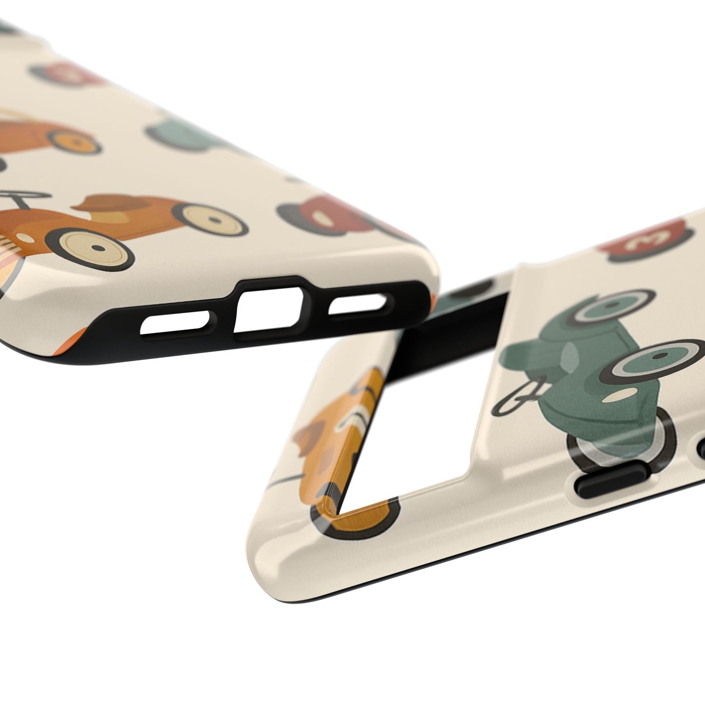 Vintage Car Phone Case, Tough Cases, Kids Gift, Car Lover Accessory, Retro Style, Phone Protection, Unique Design, pedal cars